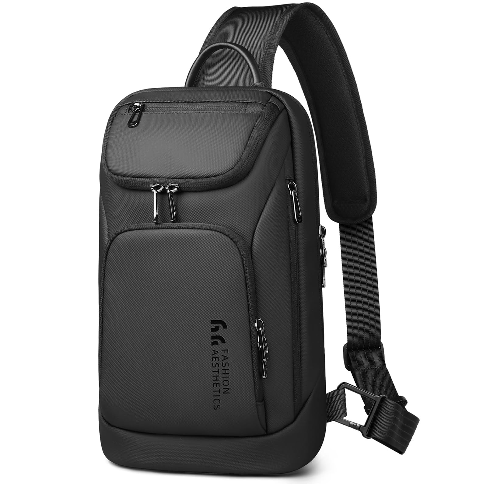 Sling Bag for Man, Waterproof Utility Crossbody Bag with Anti-theft Pocket fo…