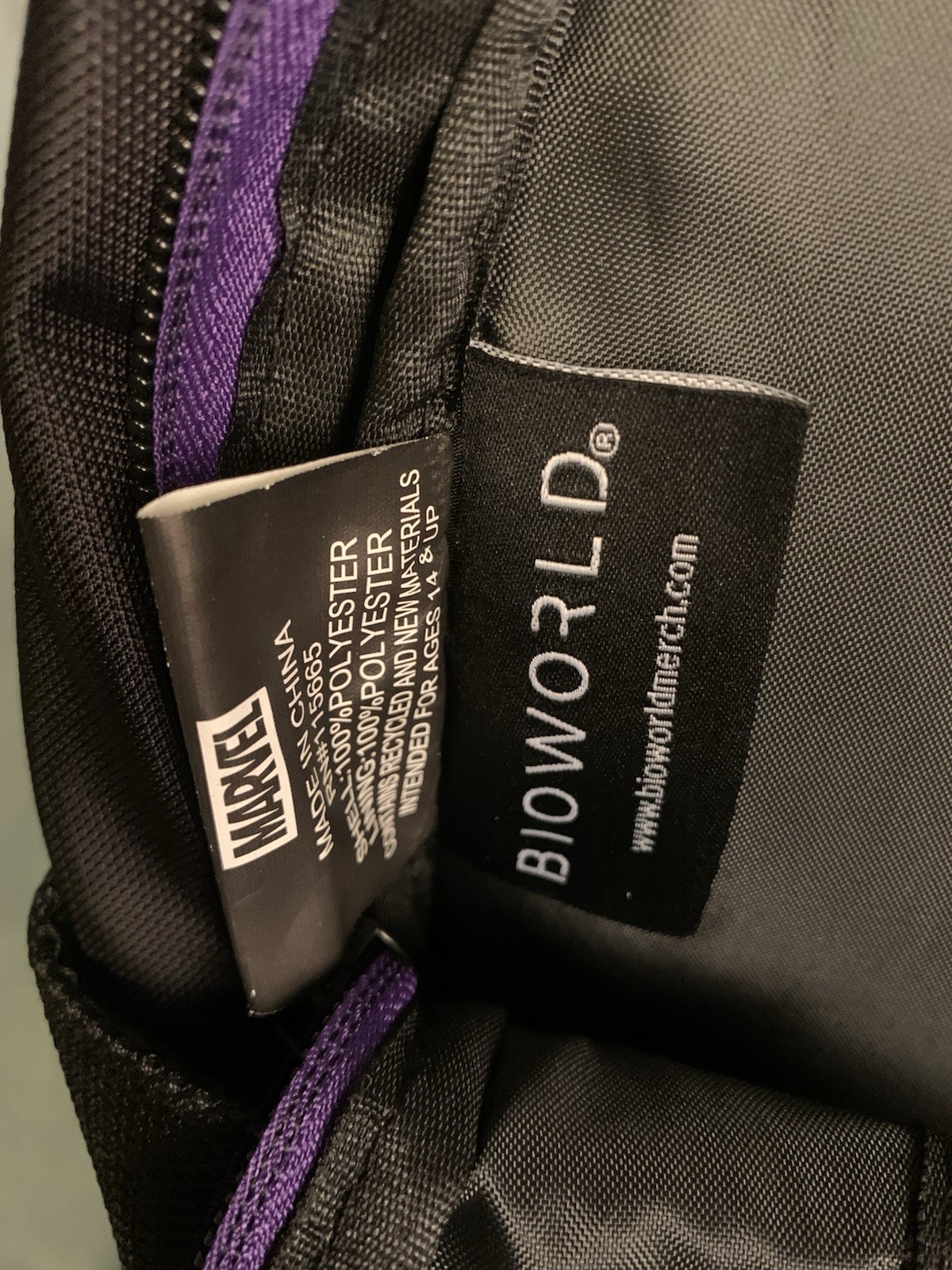 Black Panther Wananda Tech Backpack/Laptop Fleece Lined Durable Material