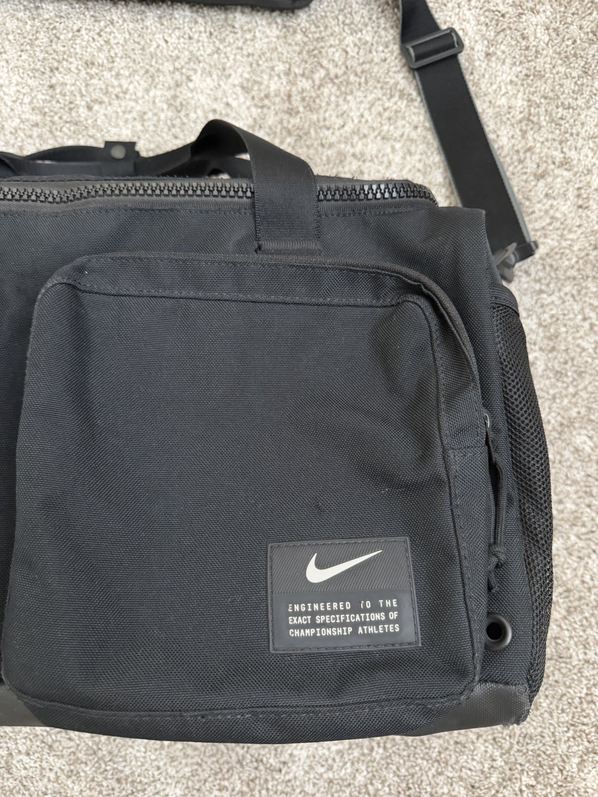 Nike Utility Power Medium Training Duffel Bag (Black, 5L) – Training Bag