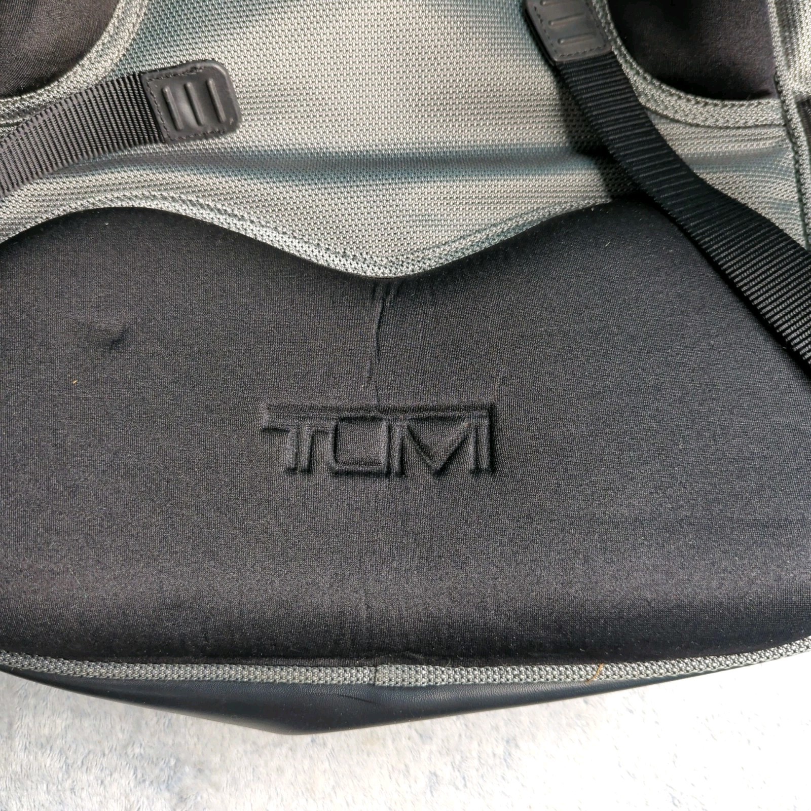 TUMI T2 Black Gray Ballistic Nylon Backpack