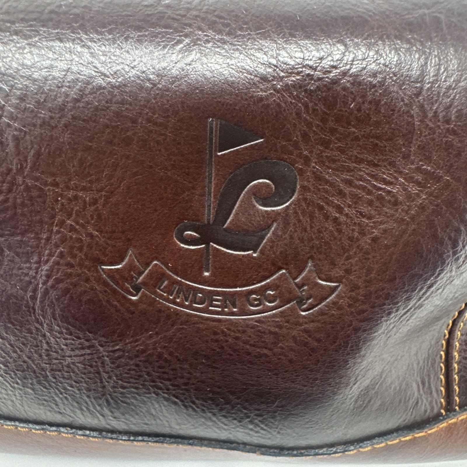 Links & Kings Sundance Travel Kit NWT Brown Premium Leather Some Minor Wear Read