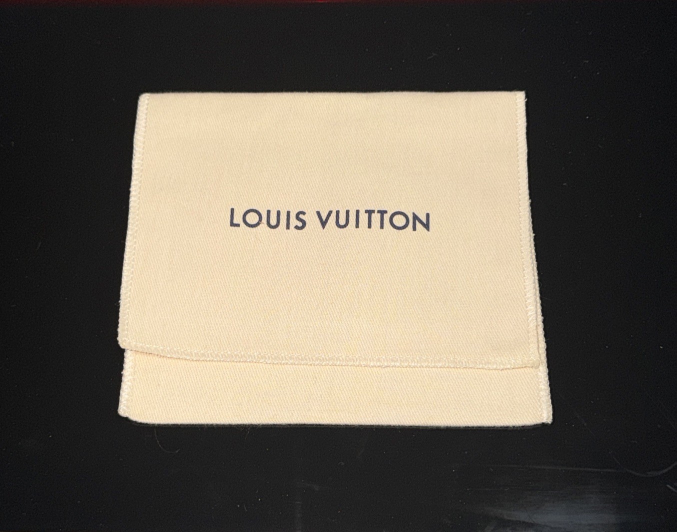 Authentic LOUIS VUITTON Small Wallet DUST BAG 6 X 5 Inches.