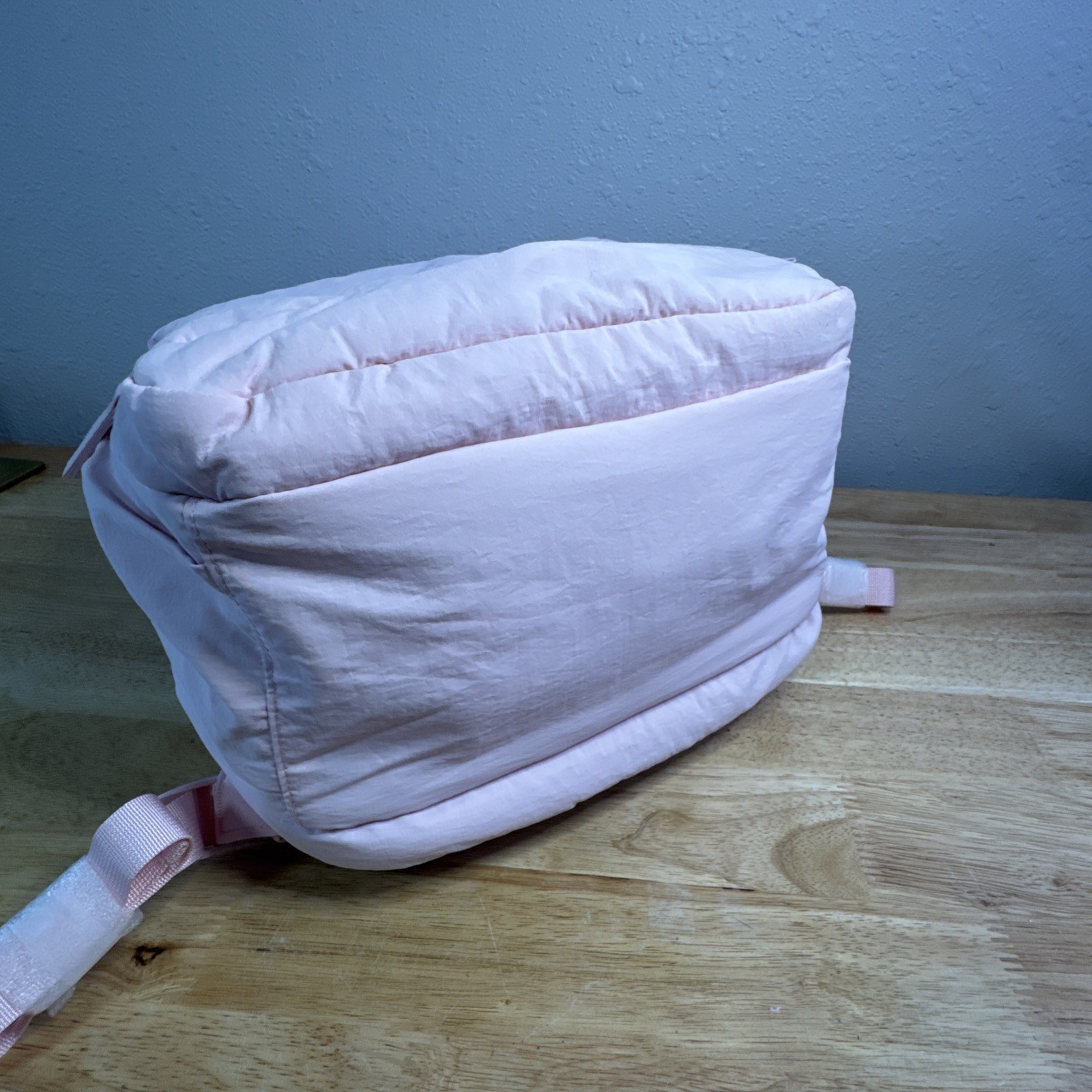 Uselike Quilted Puffer Backpack Pink Laptop Travel School Bookbag Bag