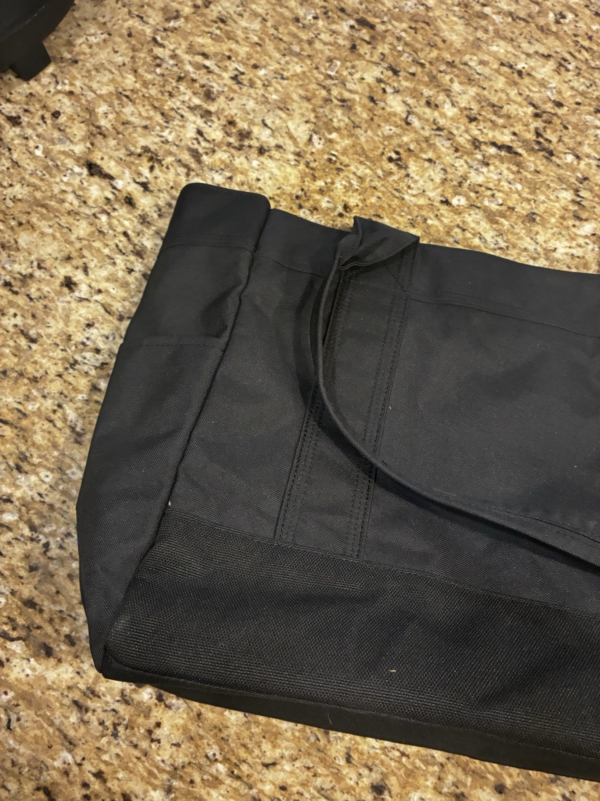 Carhartt Large Vertical Open Tote Bag Black Water Resistant Durable Work Tote