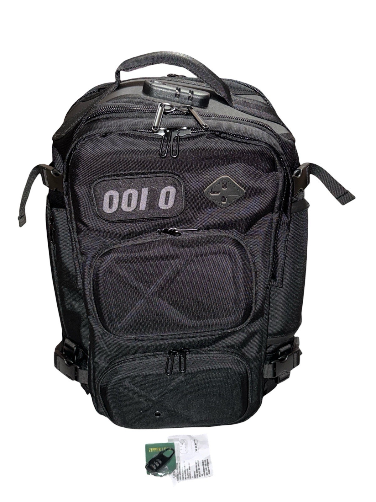 OONO Backpack V2 20L-35L Black Travel-Gym-Work-Outdoors Bag 20+ Compartments NEW