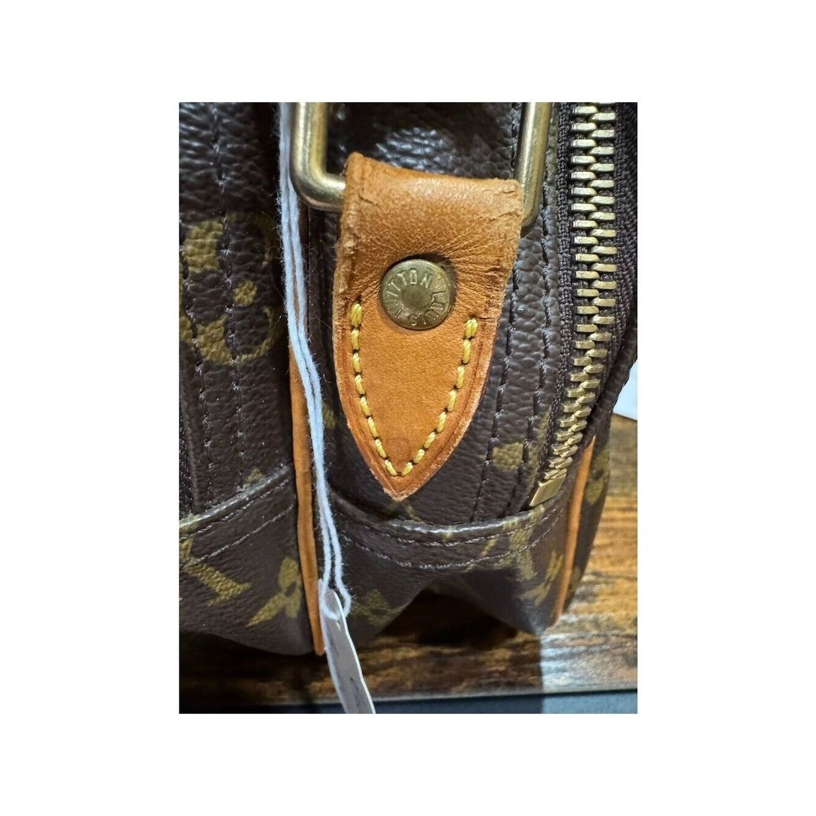 Louis Vuitton Monogram Reporter PM Brown Crossbody Bag Unisex Adults
