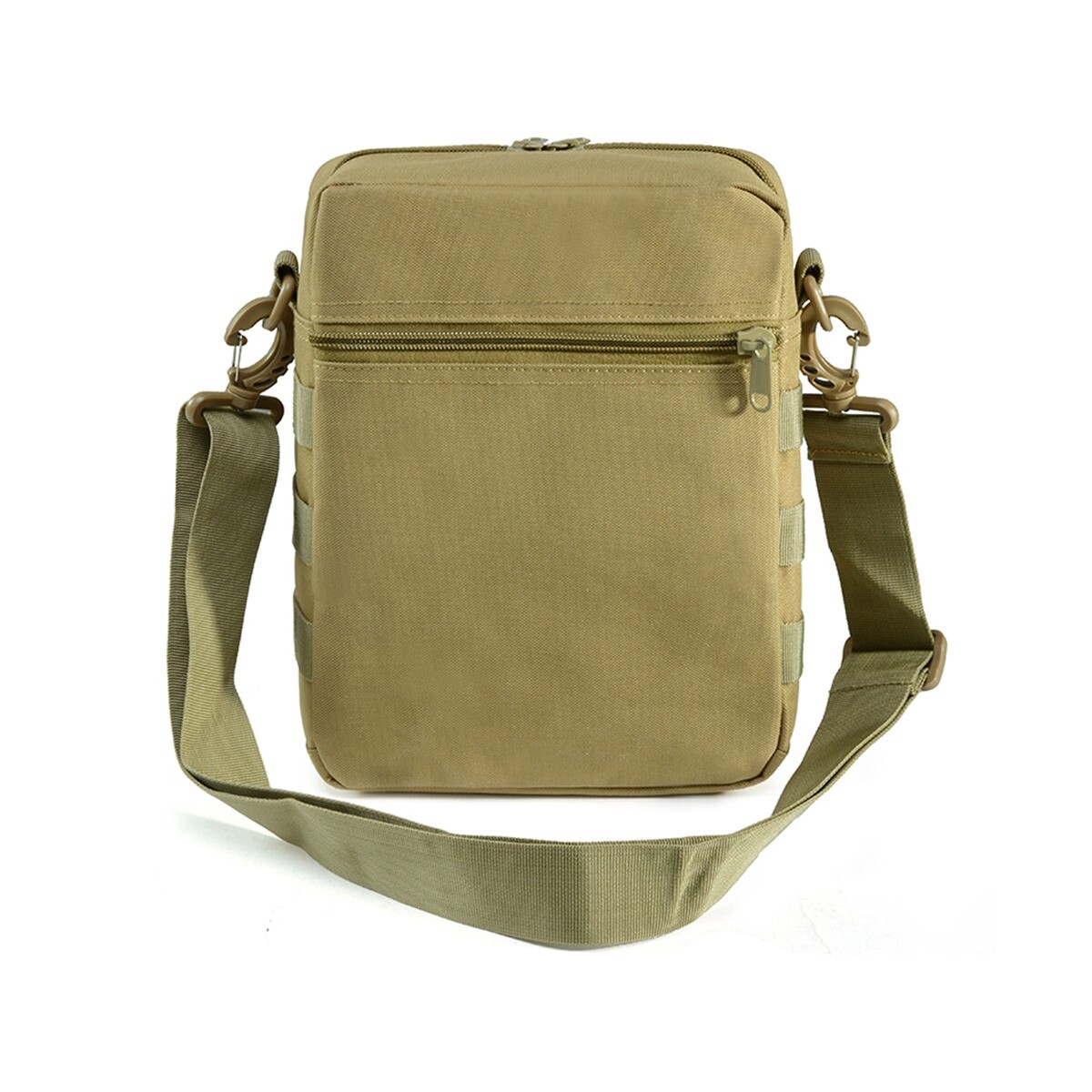 Small Tactical Bag Crossbody Casual Pack Classic Canvas Messenger Bag Khaki