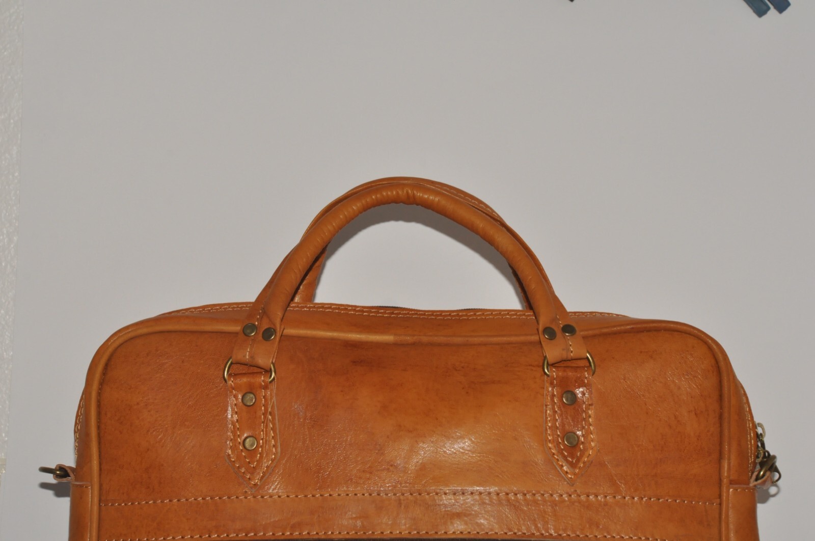 Leather document holder, Leather briefcase,Laptop briefcase,moroccan leather bag