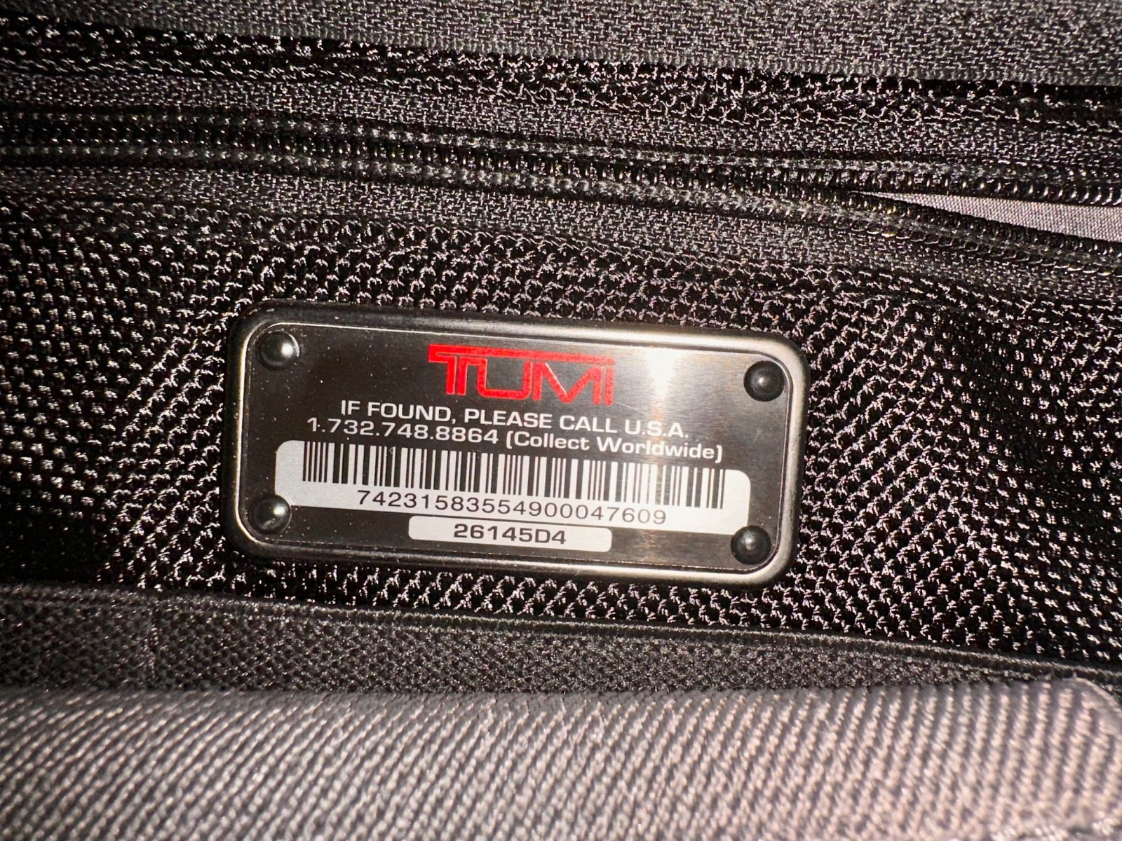 TUMI Alpha Expandable Organizer Laptop Briefcase 26145D4 Black Travel Bag Nylon