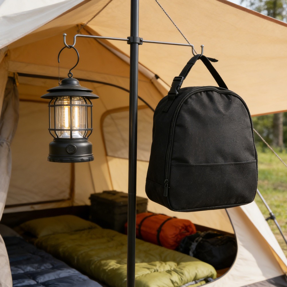 Fan Backpack Bag for Hand Camping Protective Case Storage with Handle