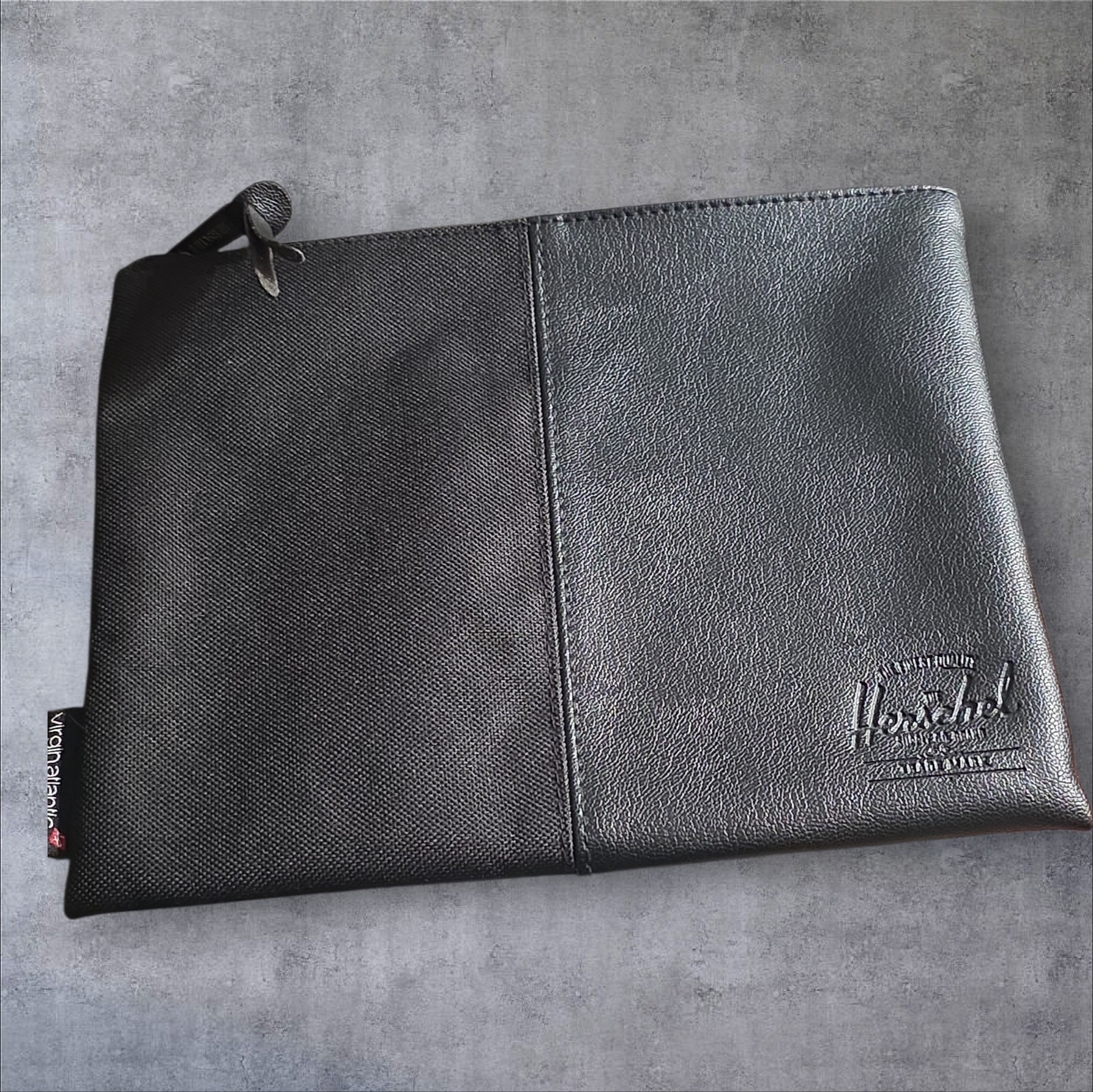 Herschel Supply Co Black Network Pouch 9×7.5 In
