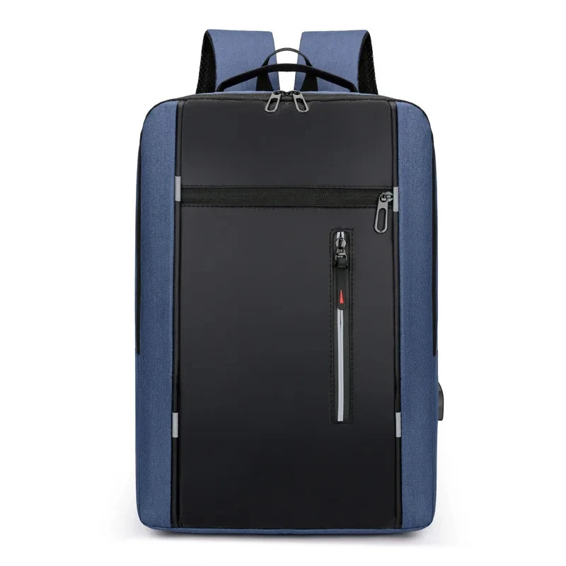 Men Laptop Backpack 15.6 Inch Waterproof USB Charging Business Travel School Bag