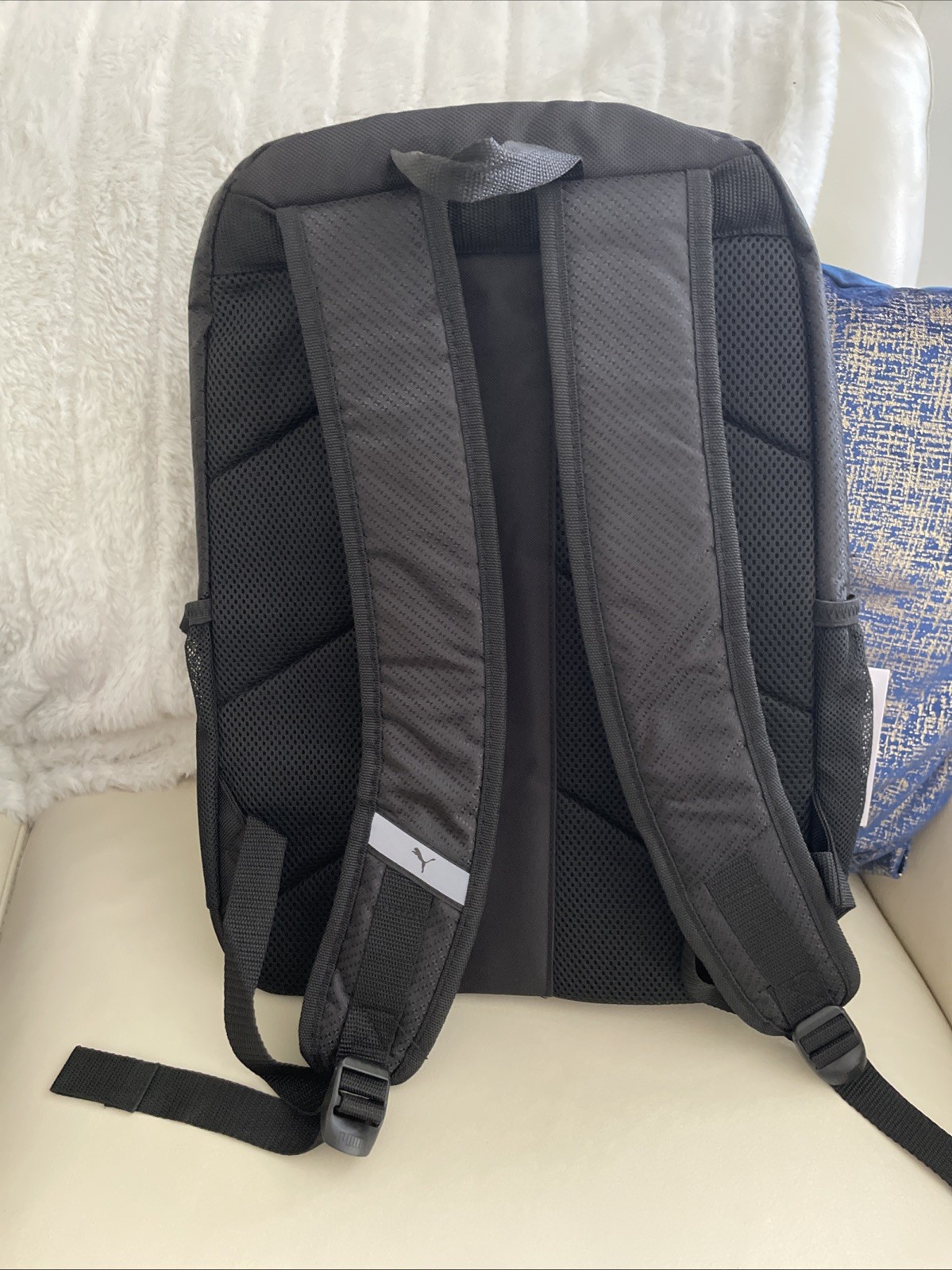 Puma Evercat Contender Adjustable Strap Backpack Bookbag Black/Gold