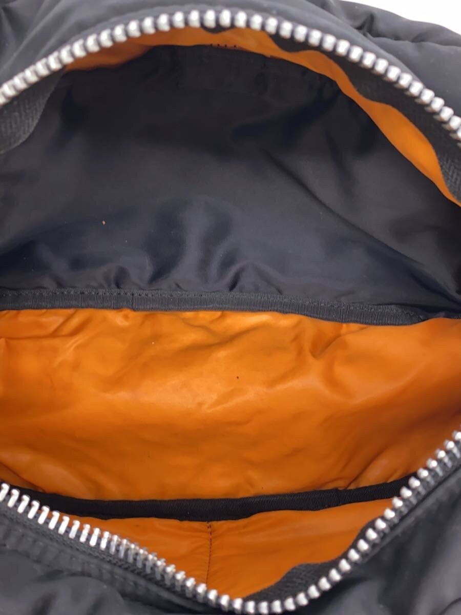 PORTER TANKER Waist Bag Nylon BLK Used Inner Fabric Stains