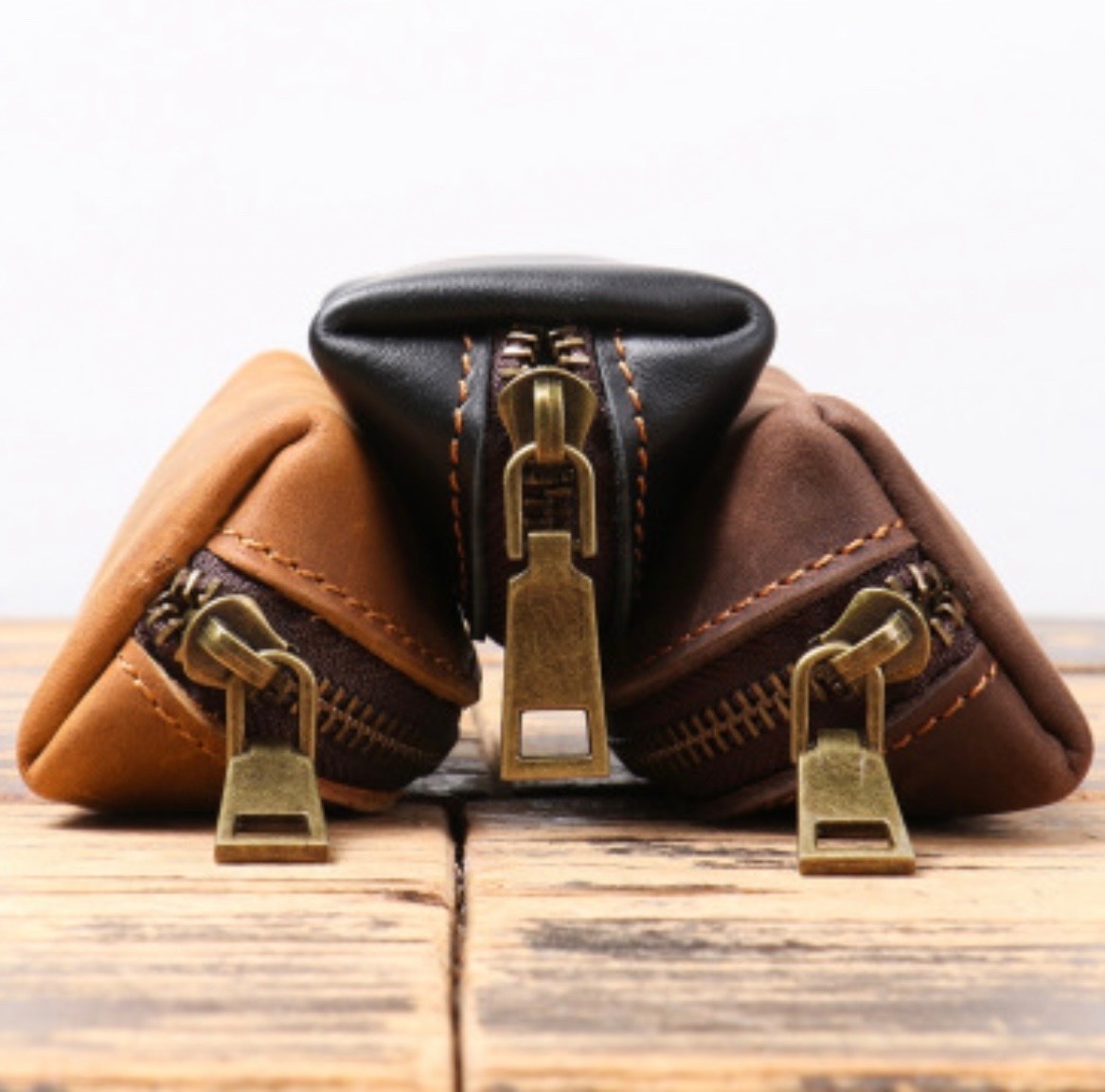 men’s leather multi-functional clutch coin bag 🙈