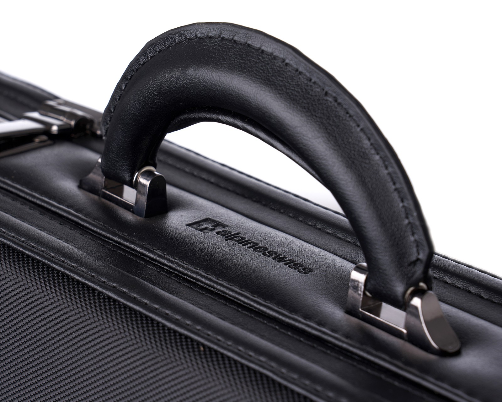Alpine Swiss Mens Briefcase Hard Side Business Case Expandable Attache Case For