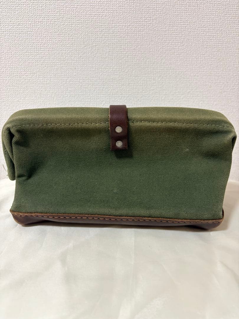 BillyKirk Oiled Canvas Leather Bag Men’s Vintage Crossbody Olive Made in USA