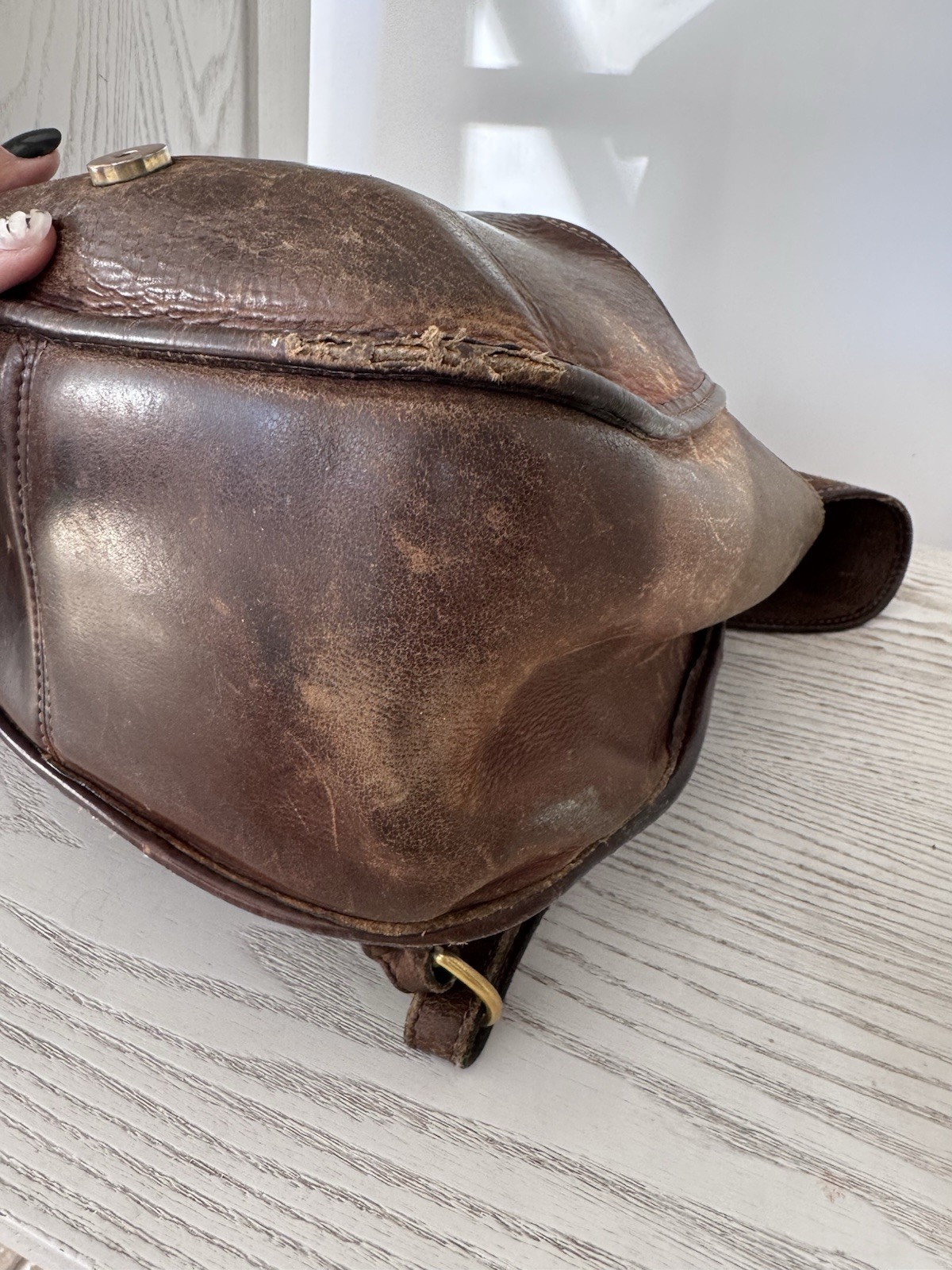 Vintage Duluth Pack Canvas Backpack Rucksack Brown Leather Flap Straps USA retro