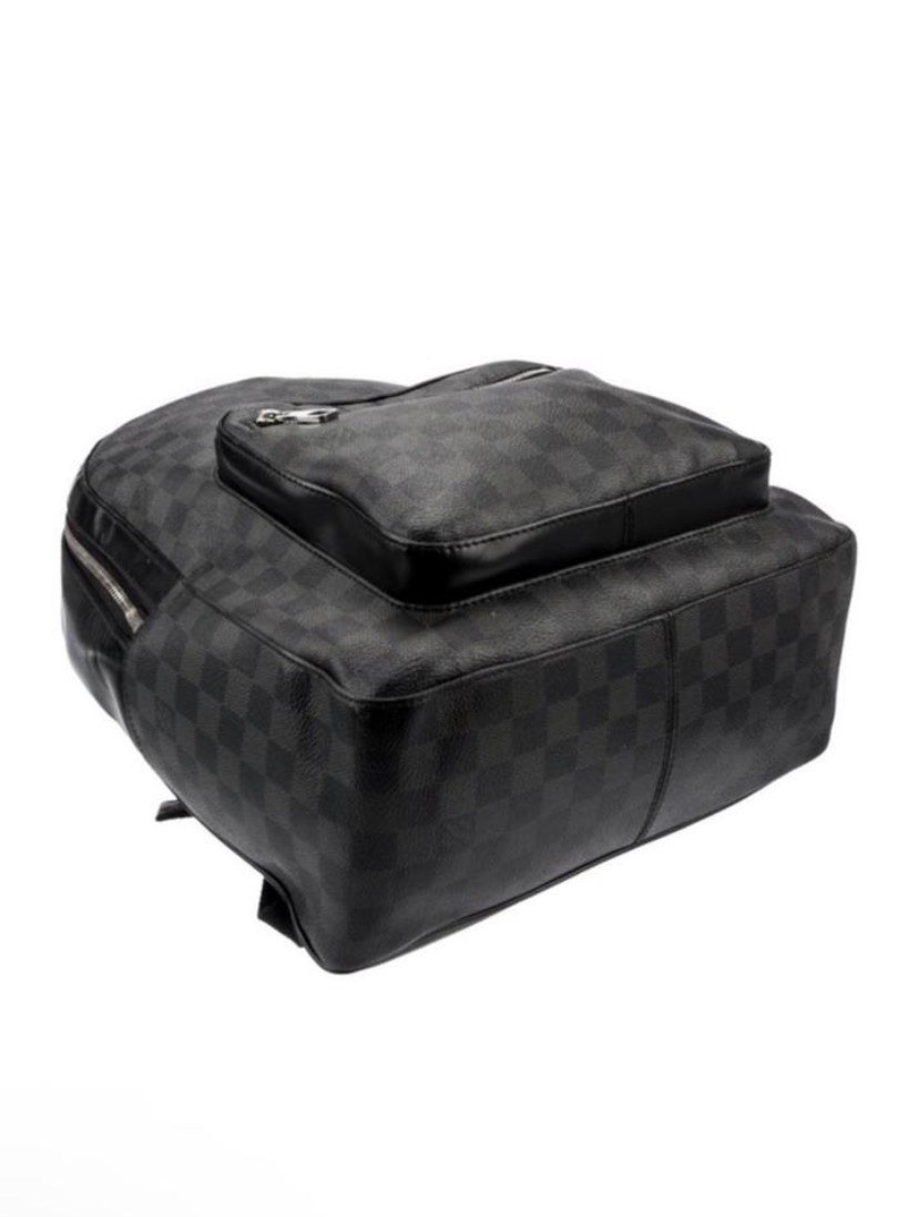 Louis Vuitton Damier Graphite Black Men’s Backpack Adjustable Strap Top Handle
