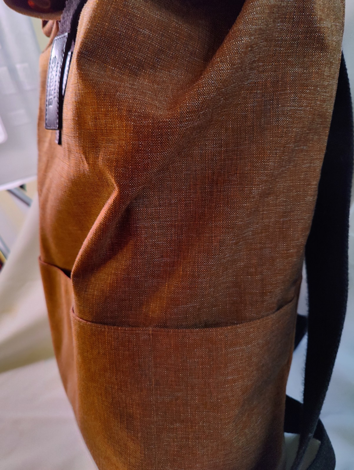 Brooks England Canvas Backpack Tan Cycle Bag Italy Commute Brand New