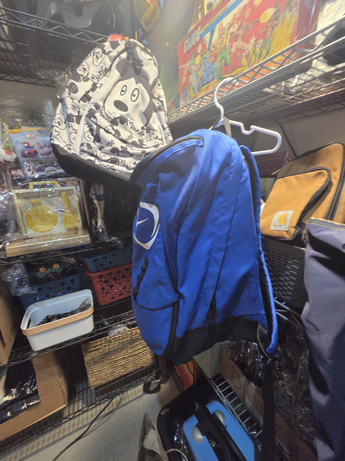 Nike Backpack Blue/Black/White Very Lightweight School Campus Baseball