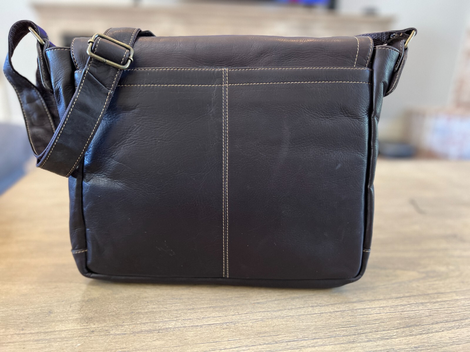 Genuine Leather Messenger Bag