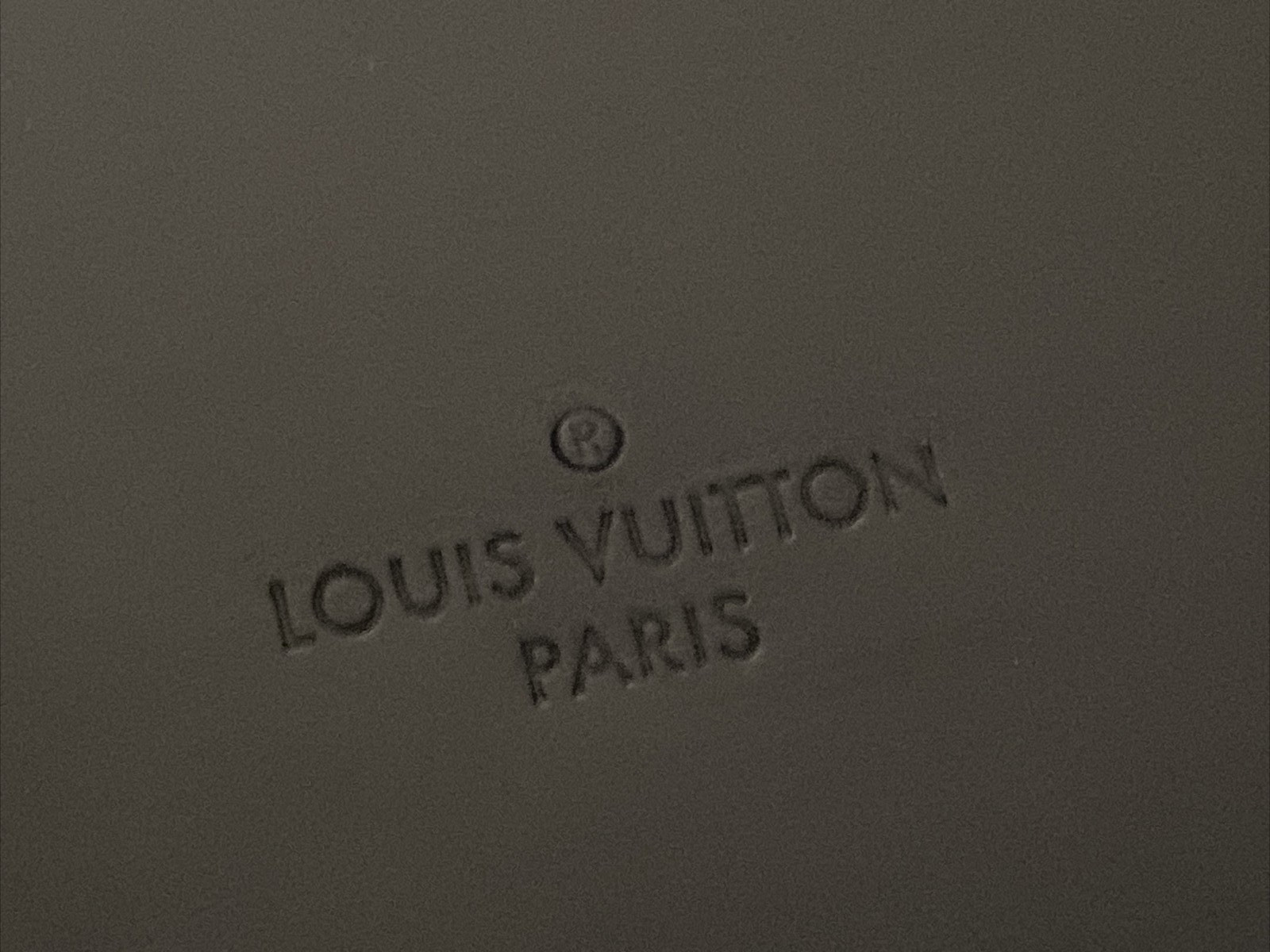 LOUIS VUITTON Pouch 10″ 25cm Black-Brown PVC Silicon Pochette 4 Travel Automotiv