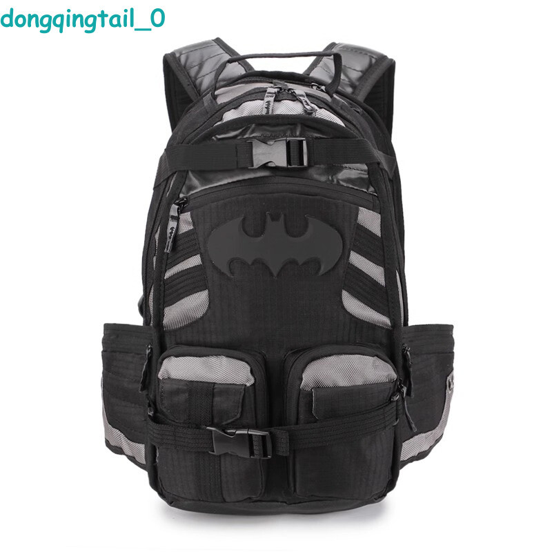 Cartoon Batman Backpack Casual Shoulder Bags Schoolbags Zipper Knapsack Gifts