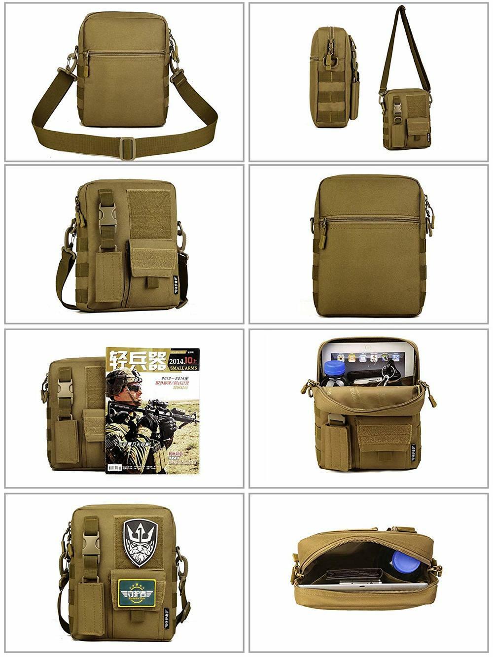 Tactical Outdoor Multifunction Shoulder Messenger Laptop Bag Handbags Briefcase