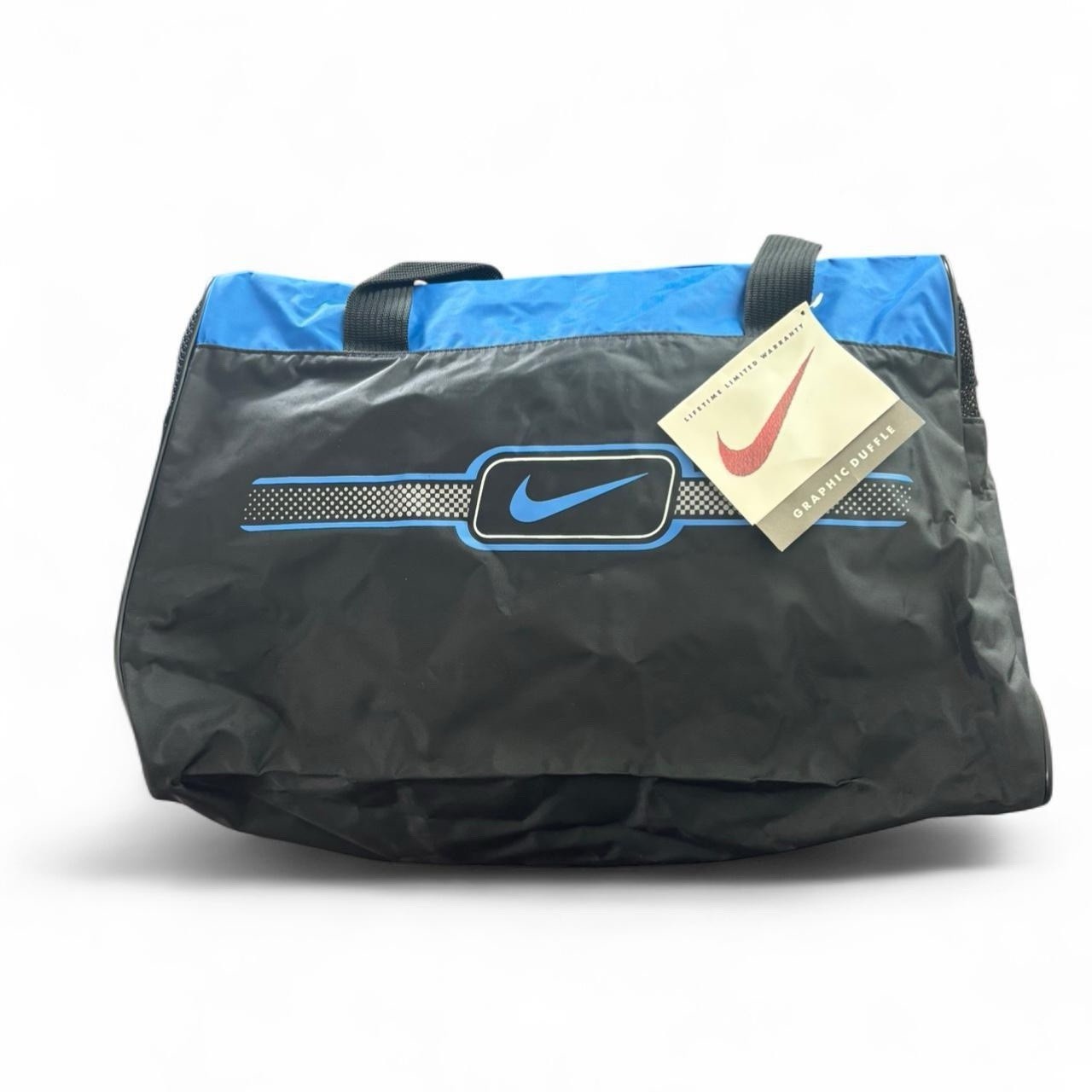 NWT 2000’s Vintage Nike black and blue duffle bag