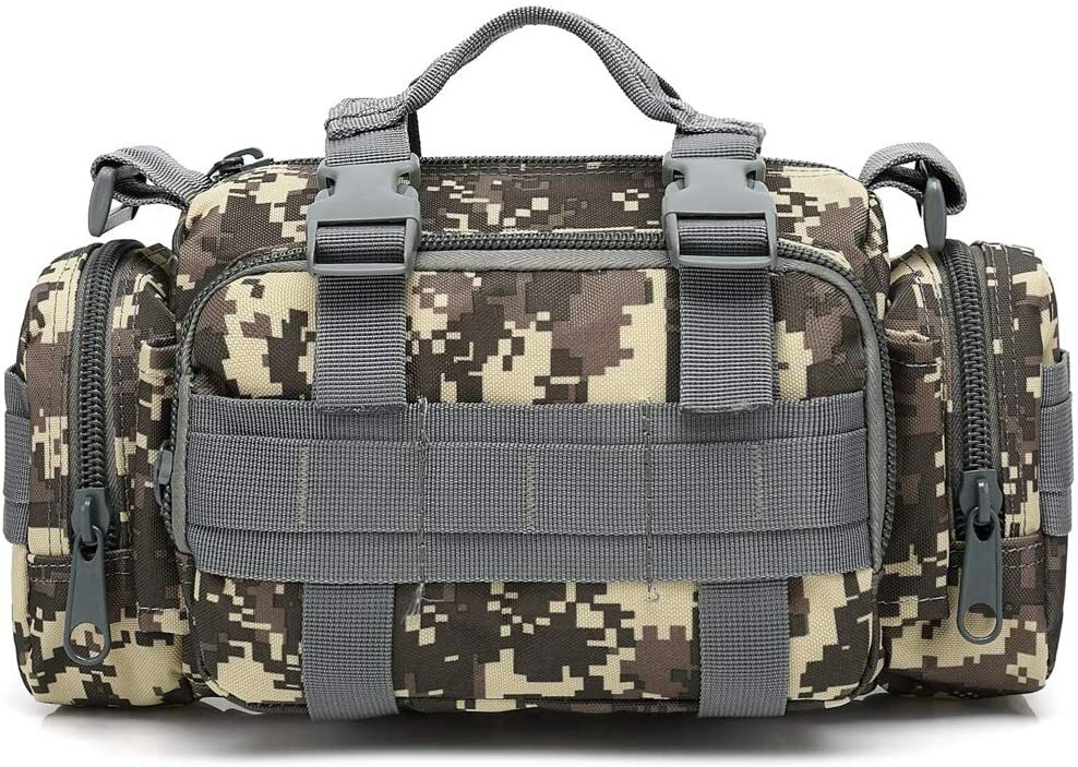 Tactical Military Chest Fanny Shoulder Waist Bag Camo Hunting Molle Camping Pack