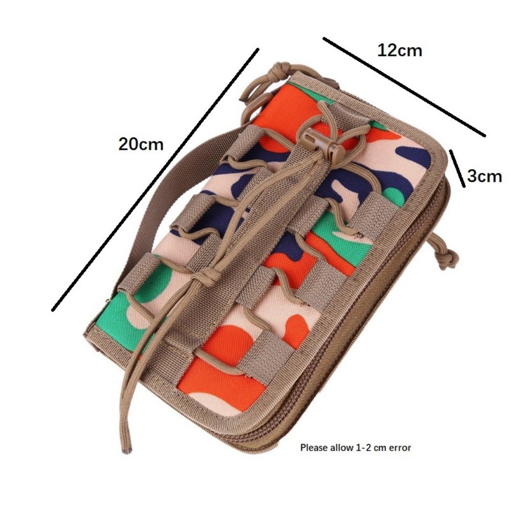 Tactical Molle Pouch Cell Phone Holster Bag Travel EDC Belt Pack Card Key Wallet
