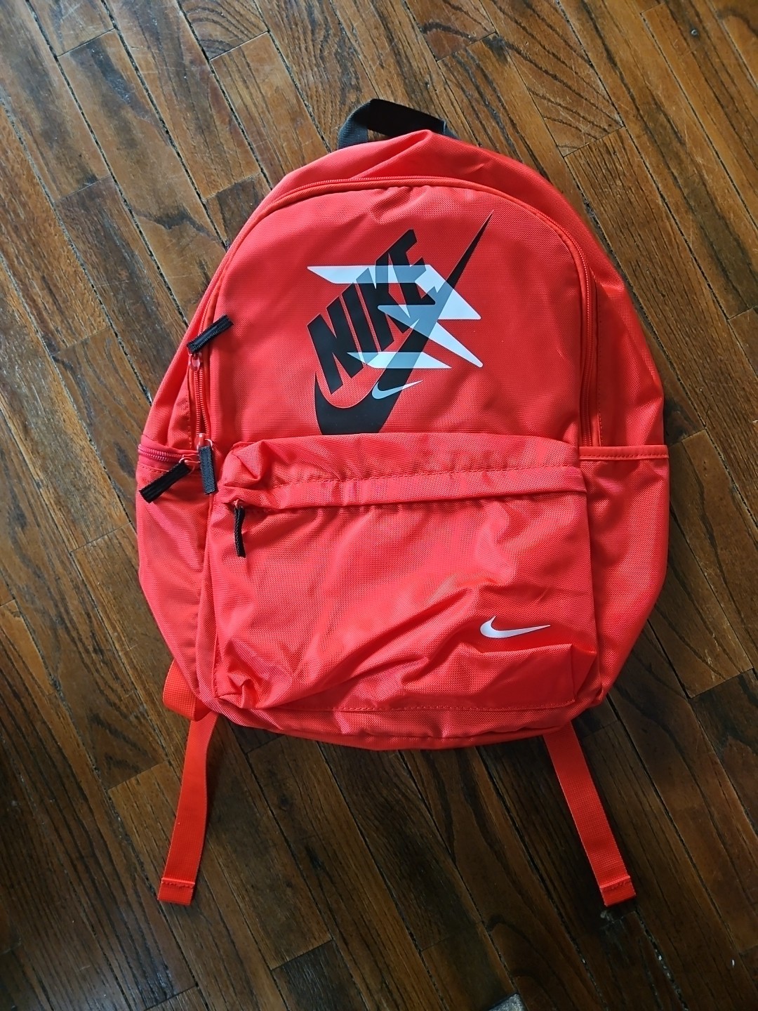 NEW Nike Russell Wilson 3Brand Mash Up Logo Red / Black Backpack, 15 inch