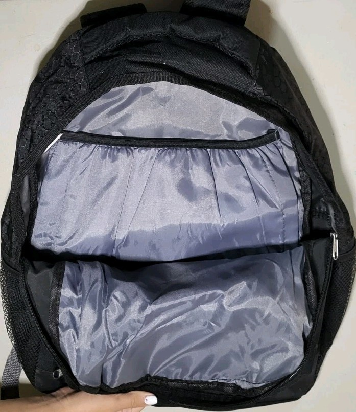 HIT Promotional Products Backpack Showtime Zippered w/Multiple Pocket Black