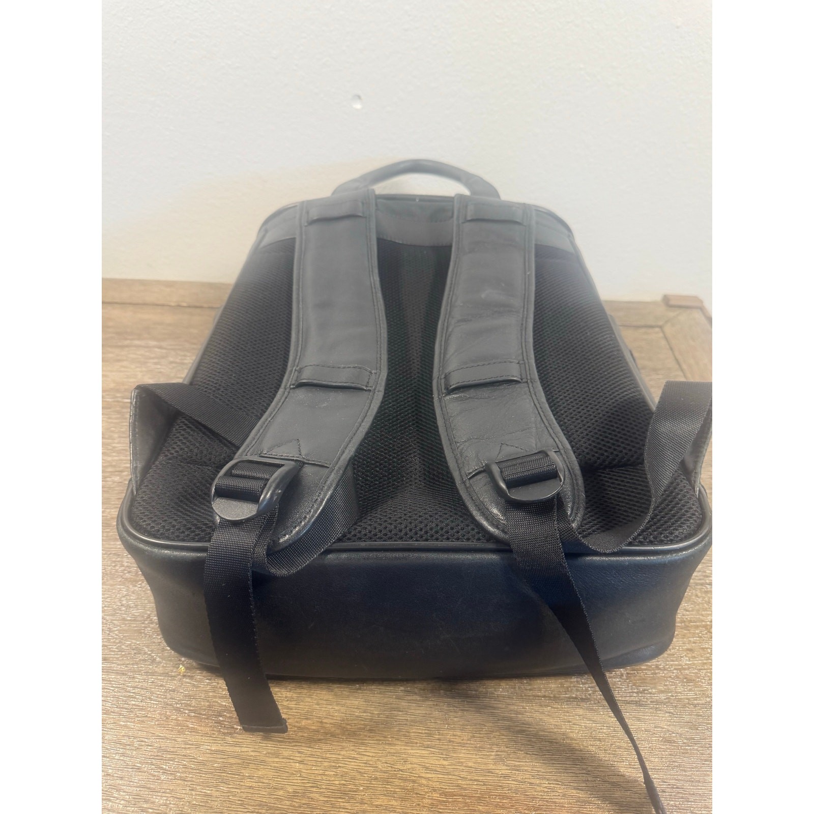 Designer x Hartmann Metropolitan Executive Backpack Deep Black Leather