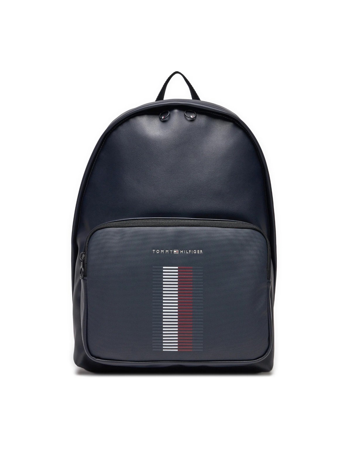 TOMMY HILFIGER Backpack Unisex Navy Stripe Logo Casual Travel School $139
