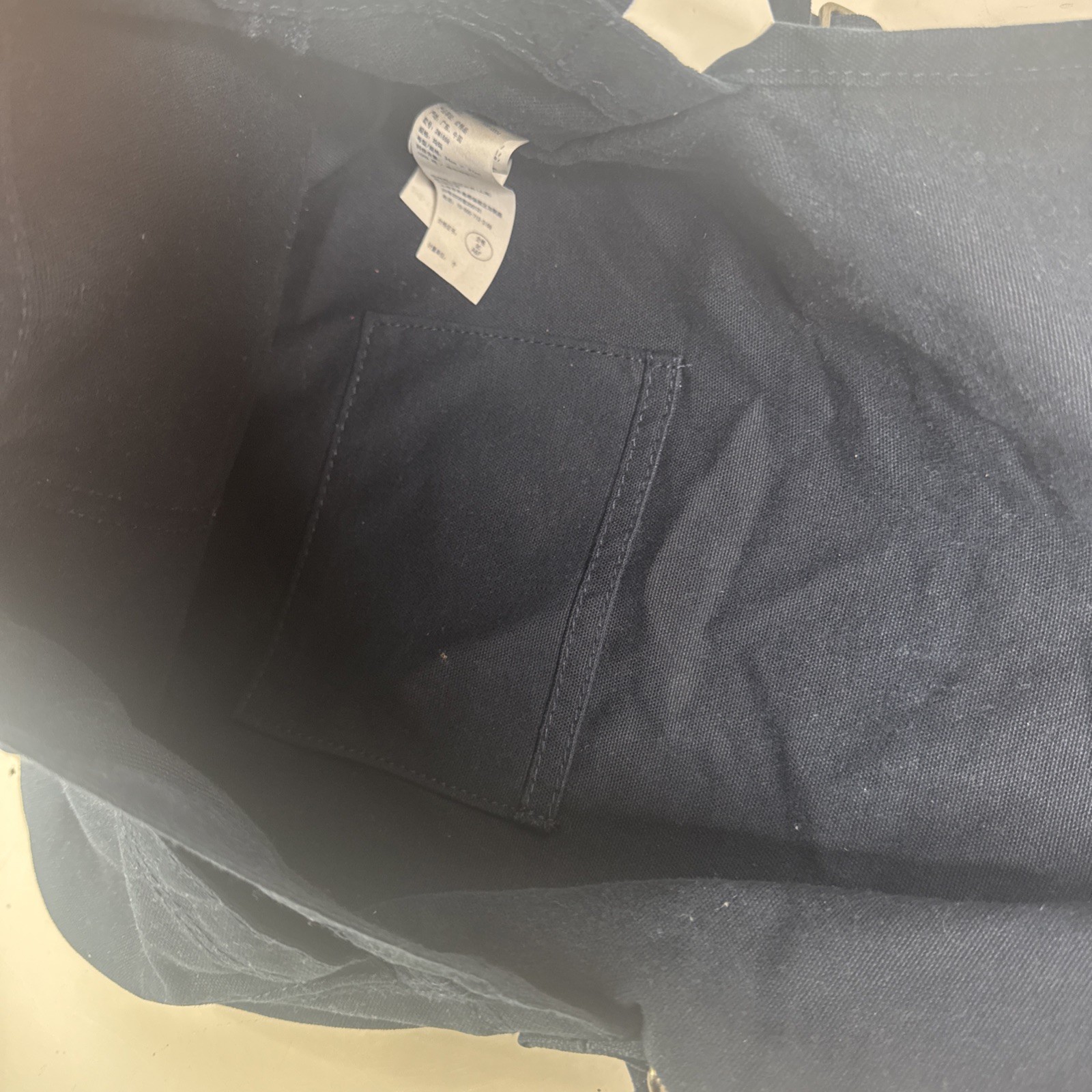 Y2k Abercrombie Blue Canvas Messenger Bag With Snap Closure Adjustable Strap 15″