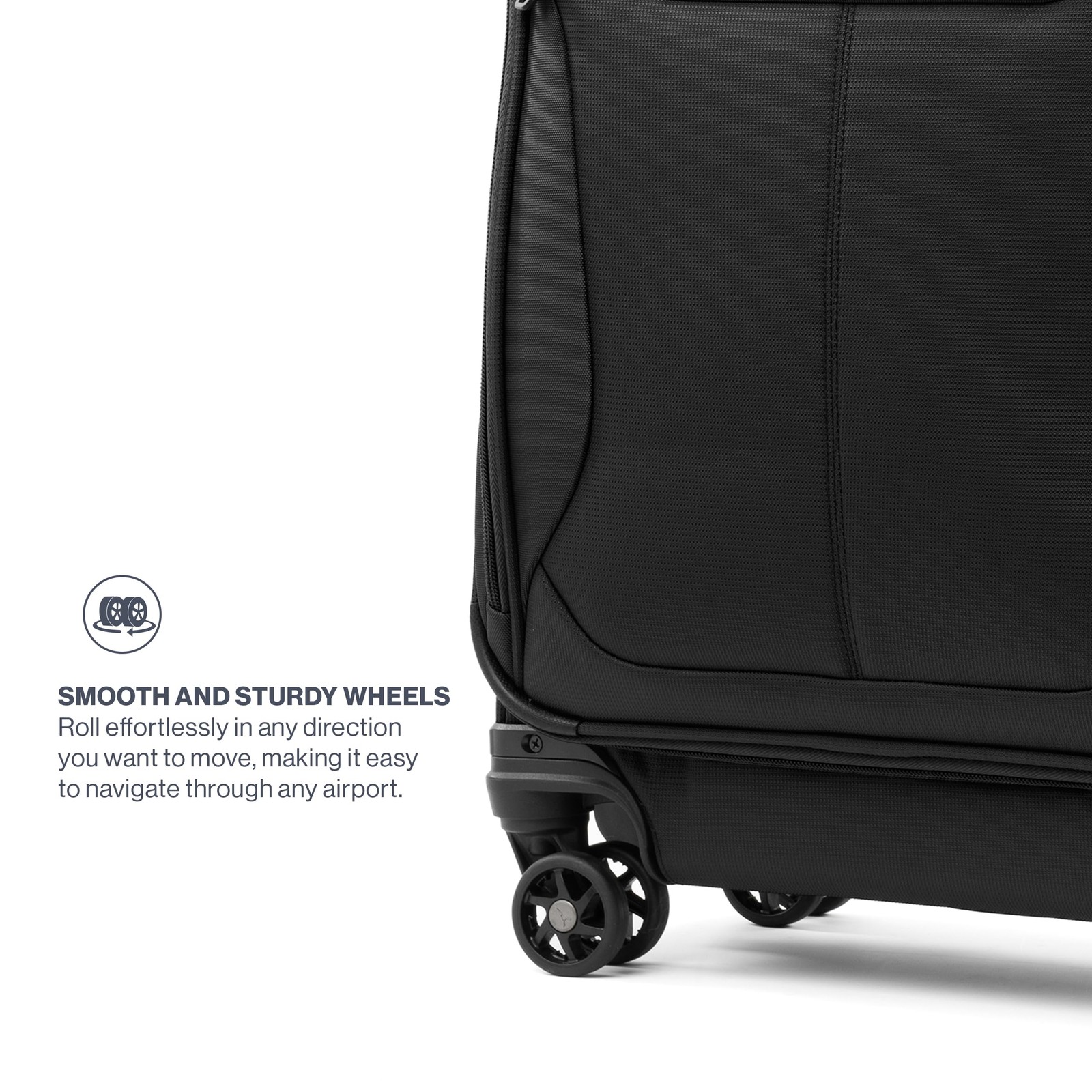 Travelpro Tourlite Softside Expandable Luggage with 4 Spinner Wheels, 21 In U76