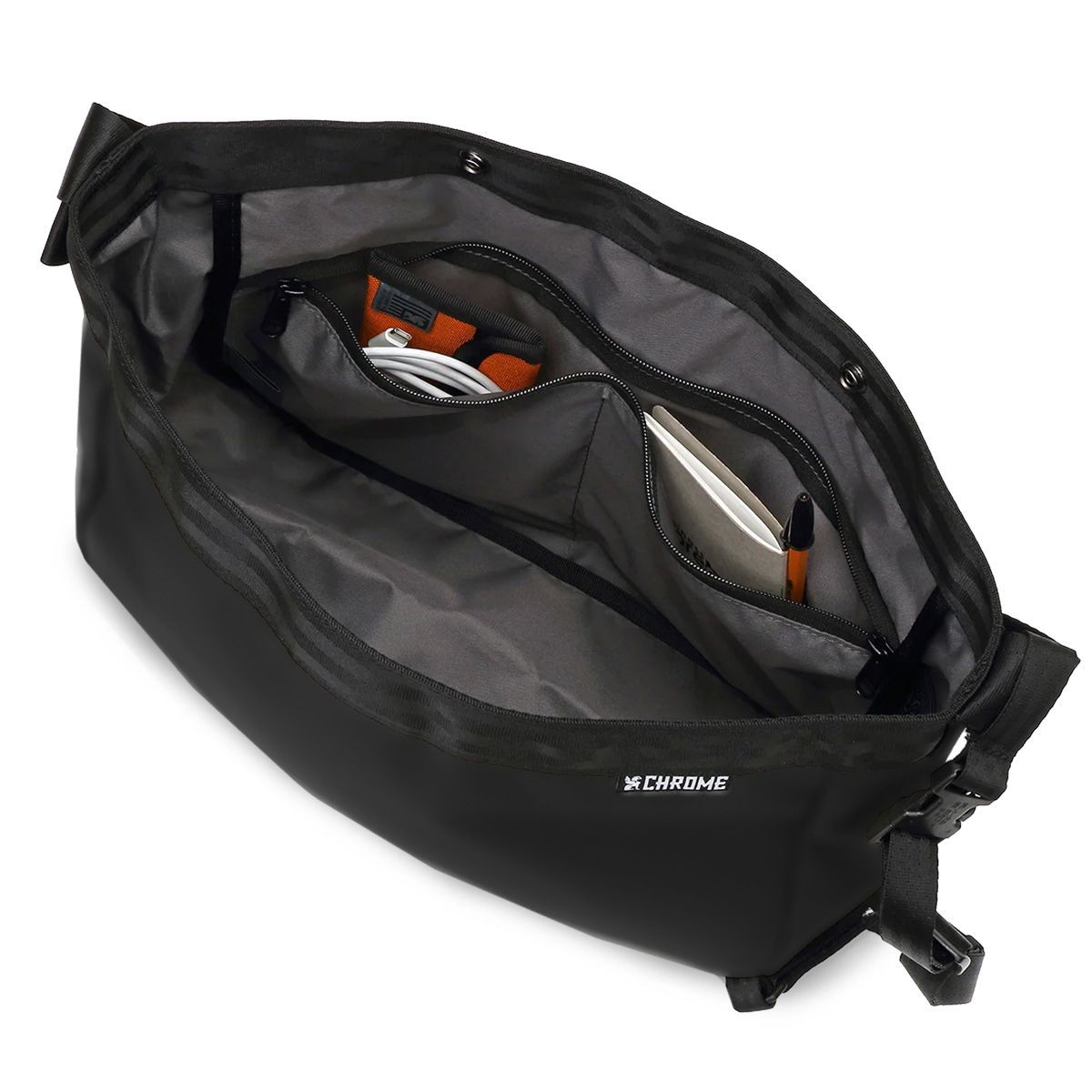 Chrome Industries Newspaper Messenger Bag 9L Waterproof Black
