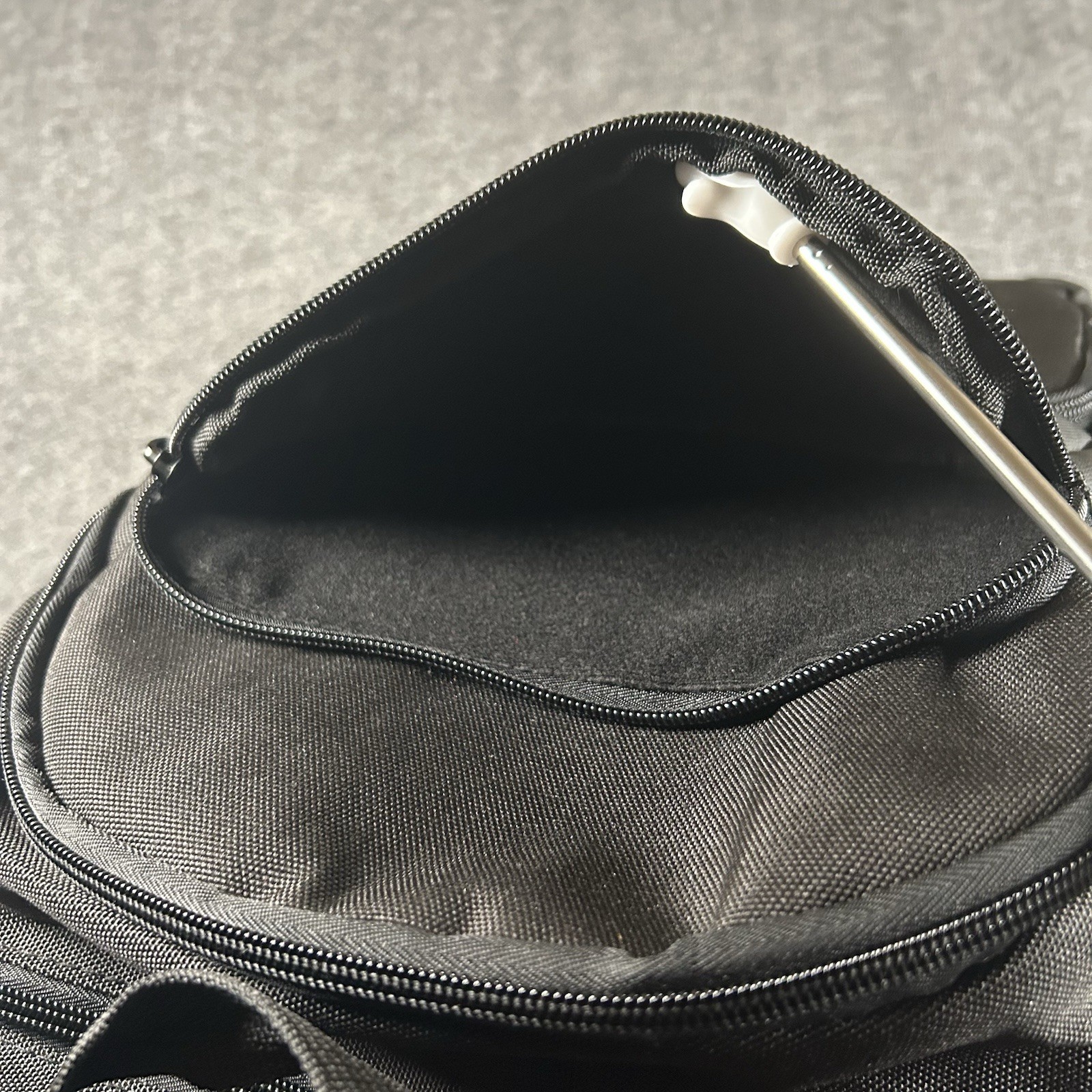 Nike Jordan Essentials Backpack MA0923 Black Gym Travel Daypack Tear Snags NWI