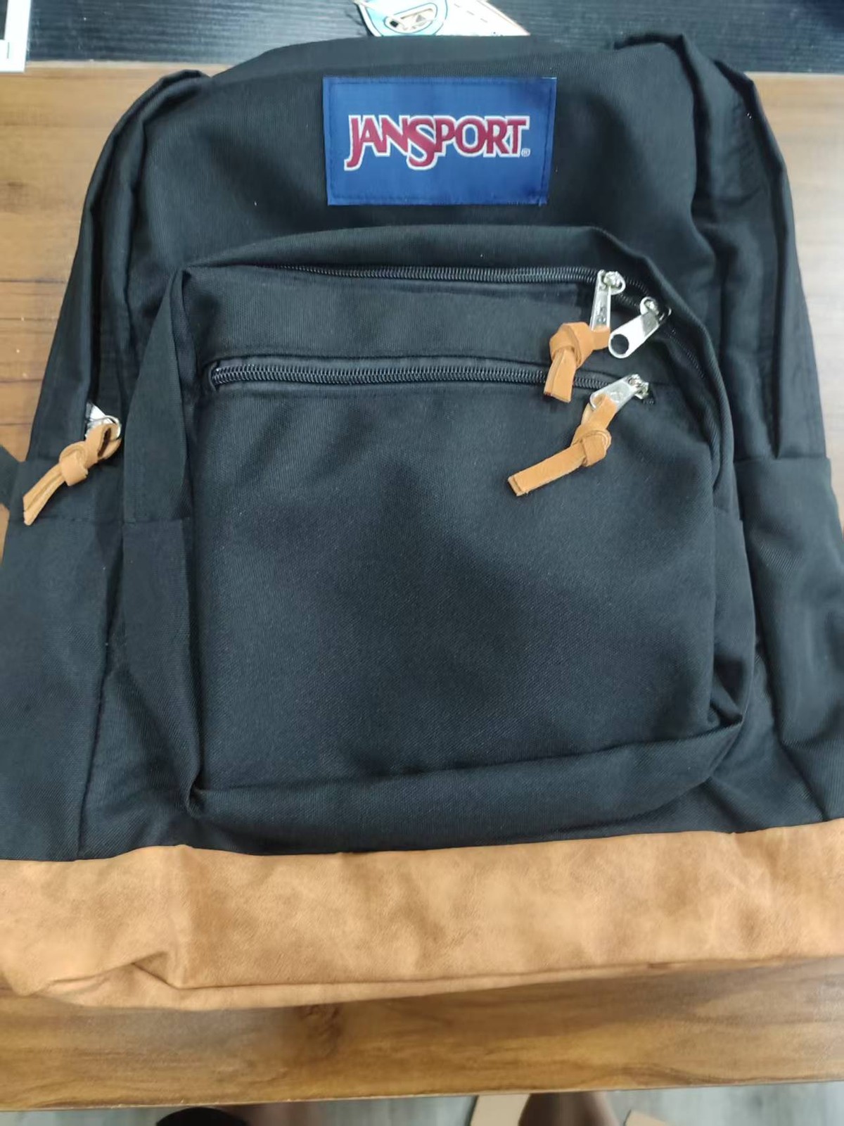 JanSport Backpack Black with 15″ Laptop Sleeve Brand New