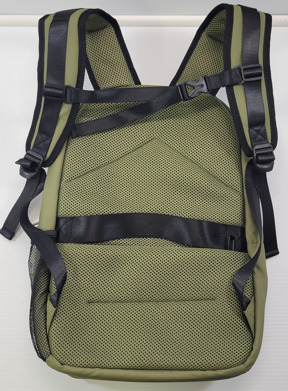*Z1) Set of 2 Atley James Olive Green Travel Bags Toiletry Laptop Backpack