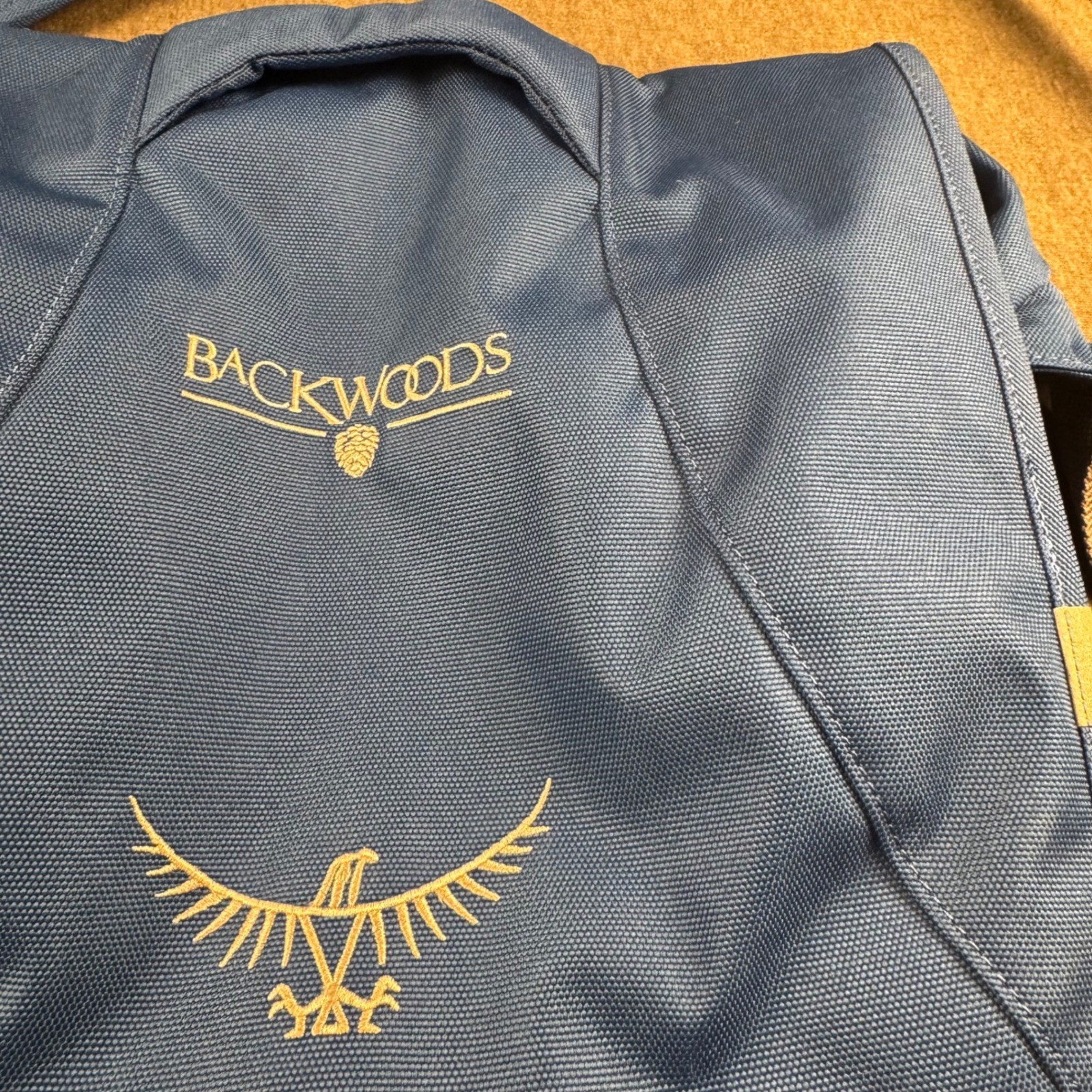 Osprey Backwoods Messenger Bag Blue Canvas Shoulder Crossbody Laptop Bag