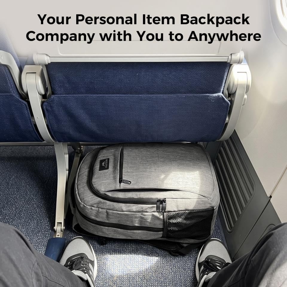 Travel Laptop Backpack – Anti-Theft Slim Design, Water Resistant, Fits 15.6″ Lap
