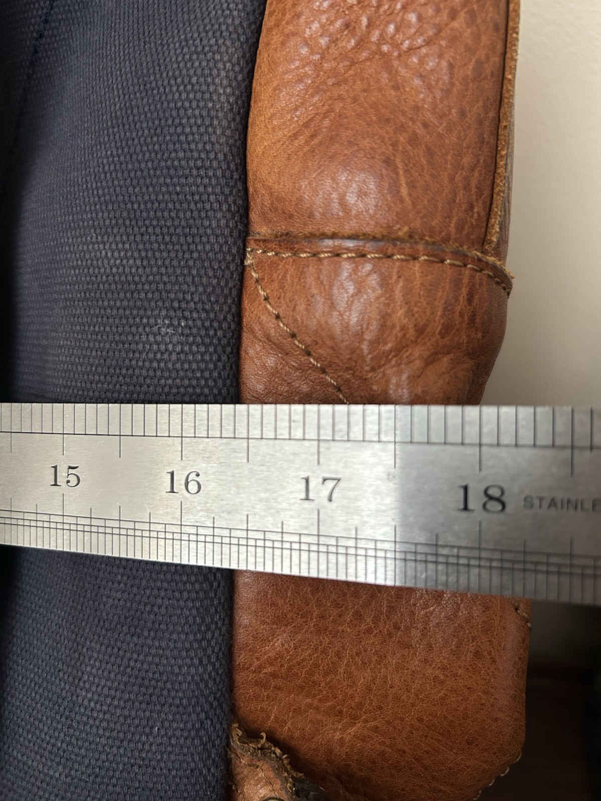 Will Leather Goods Tan Full Grain Leather Backpack Luxury Utility Mexico $350