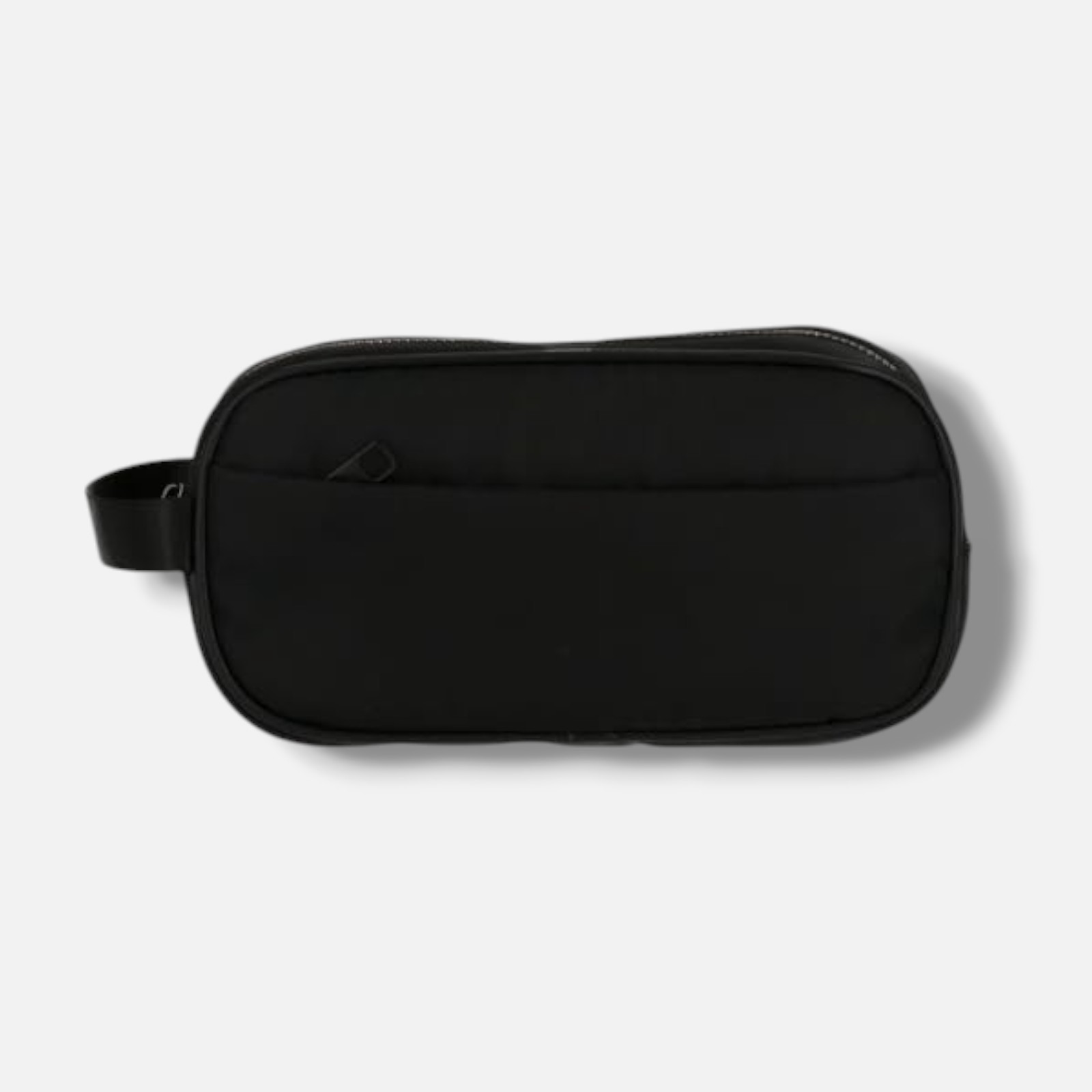 Roberto Cavalli Men’s Black Logo Microfiber Lined Toiletry Logo Pouch Bag