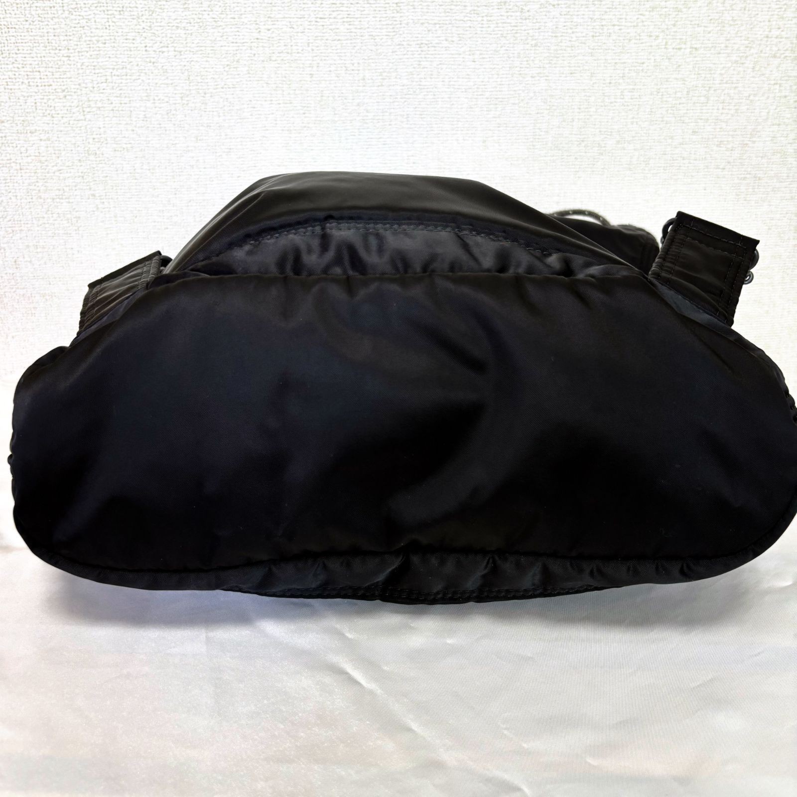 PORTER TANKER Nylon Backpack Black Japan Made Discontinued 42x32x13cm Auth