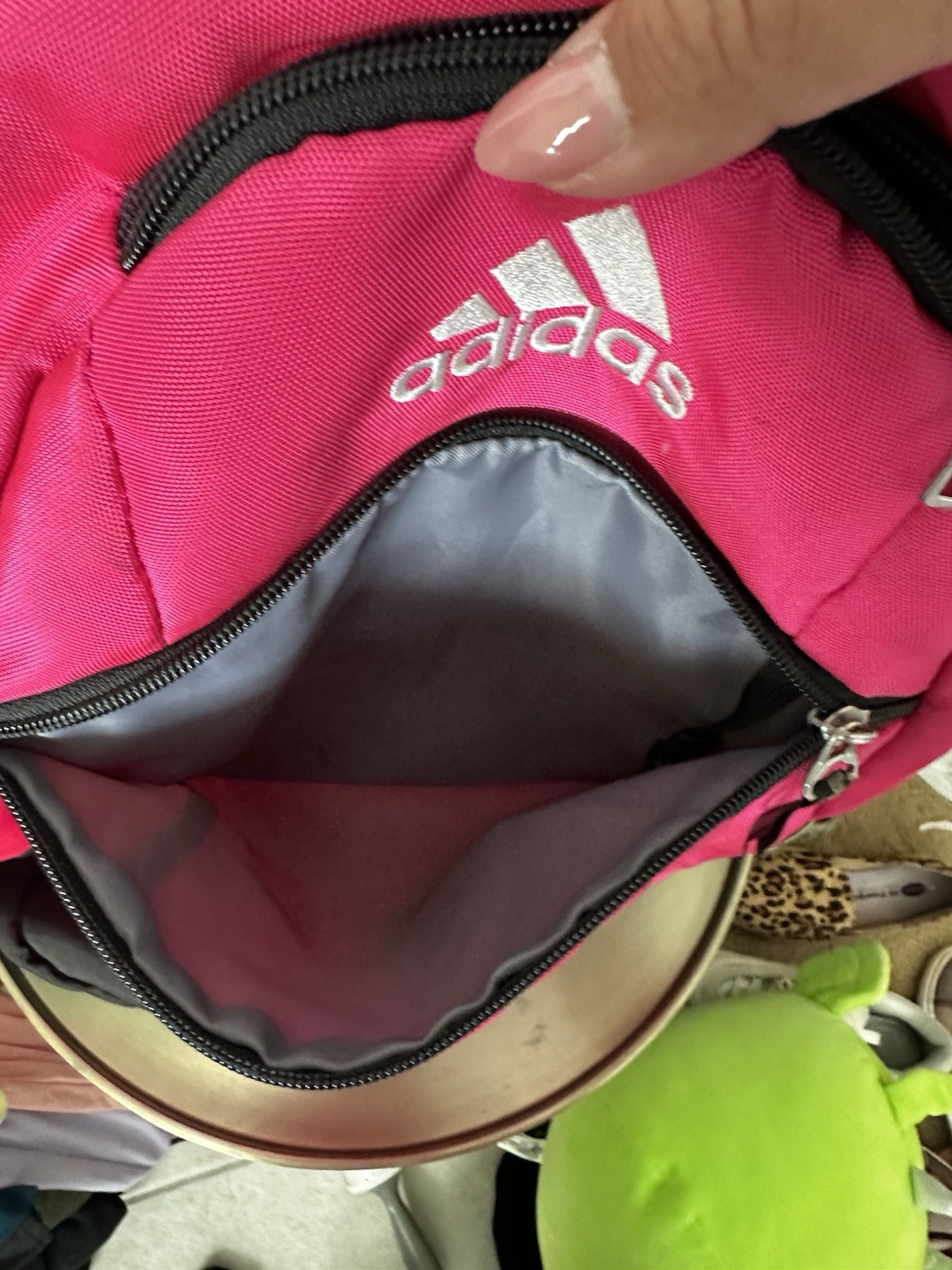 Adidas Striker II Team Backpack Pink Black Multiple Pockets