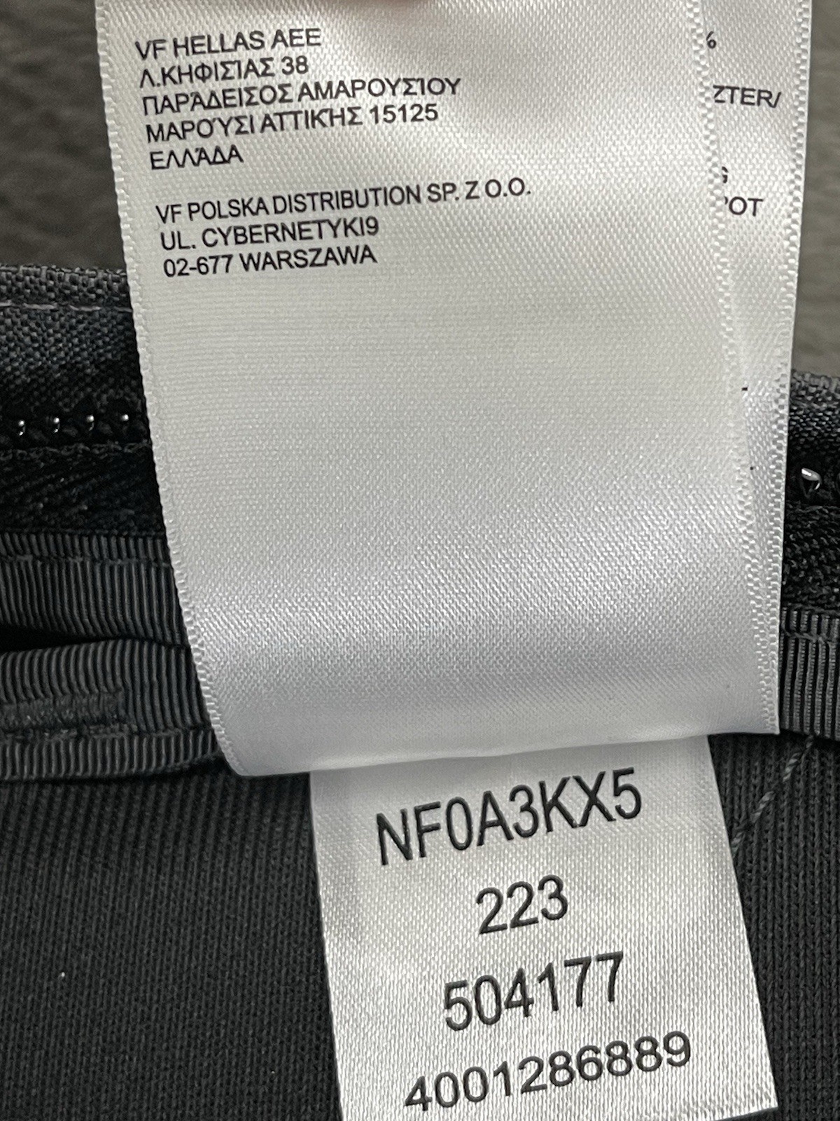 The North Face Generator Backpack Gray Black Travel Padded Laptop Backpack Logo