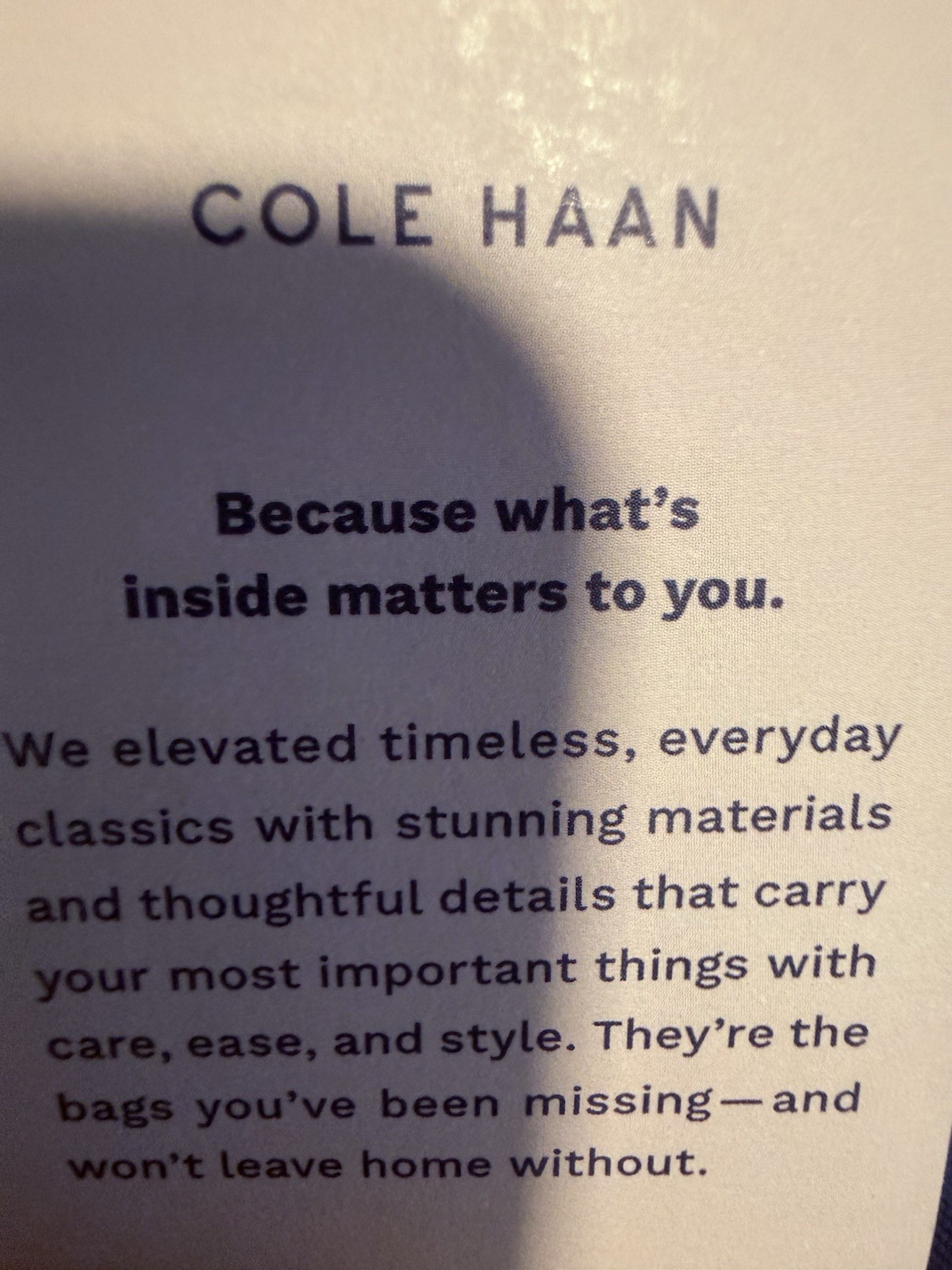 Cole Haan Men’S Sloane Backpack, Black Saffiano